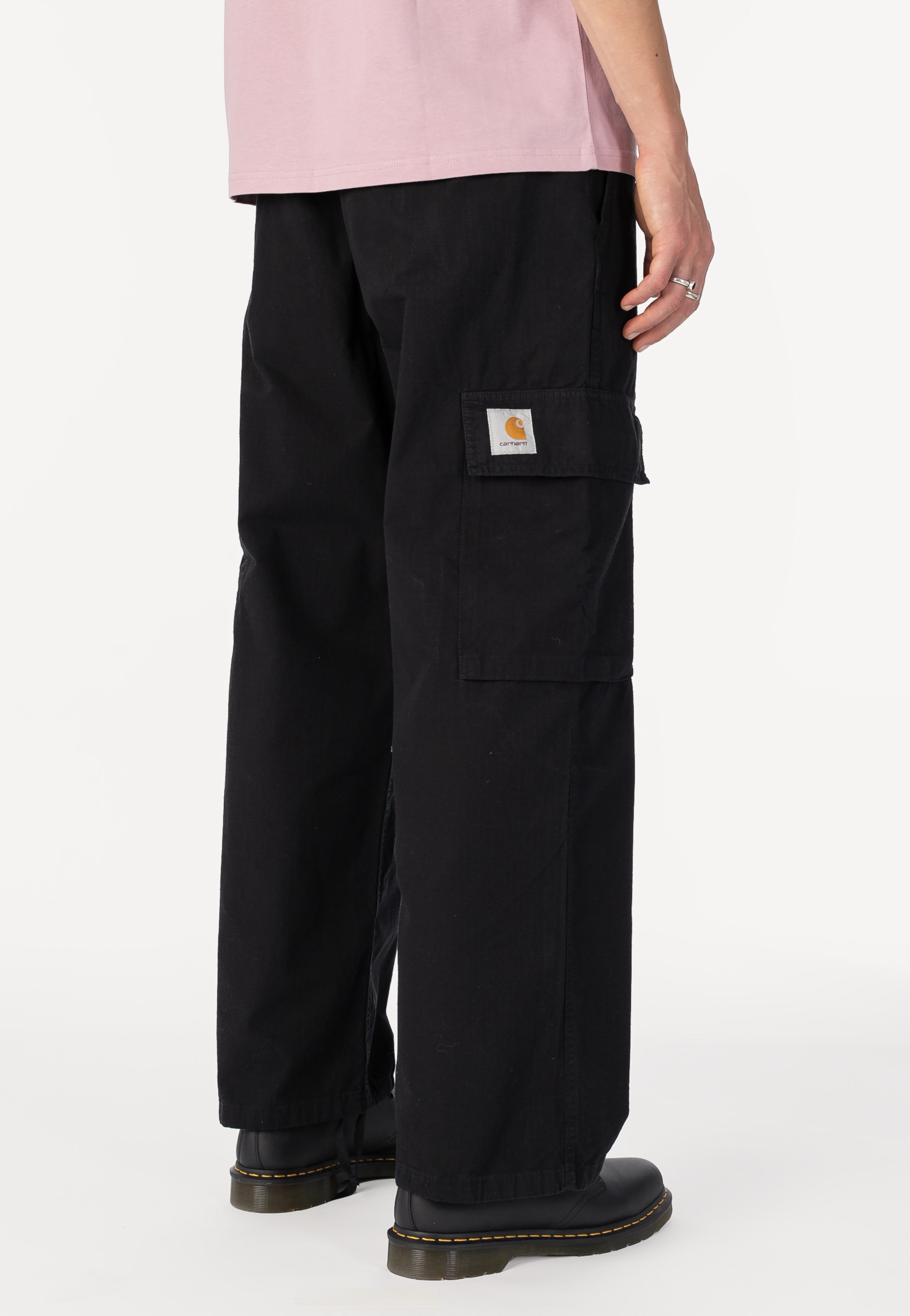Carhartt WIP - Kade Garment Dyed Black - Pants | Men-Image