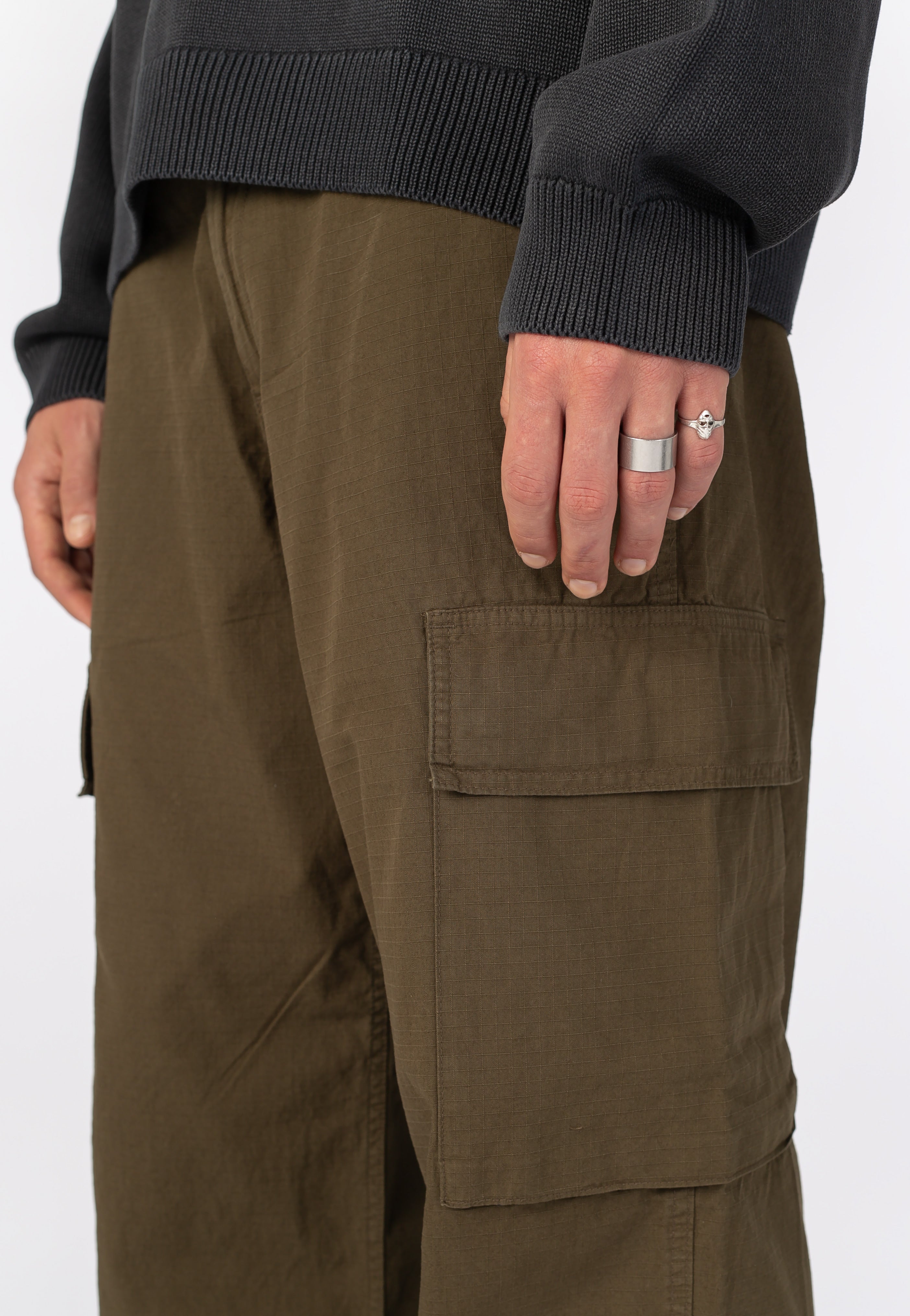 Carhartt WIP - Kade Garment Dyed Dark Beech - Pants | Men-Image