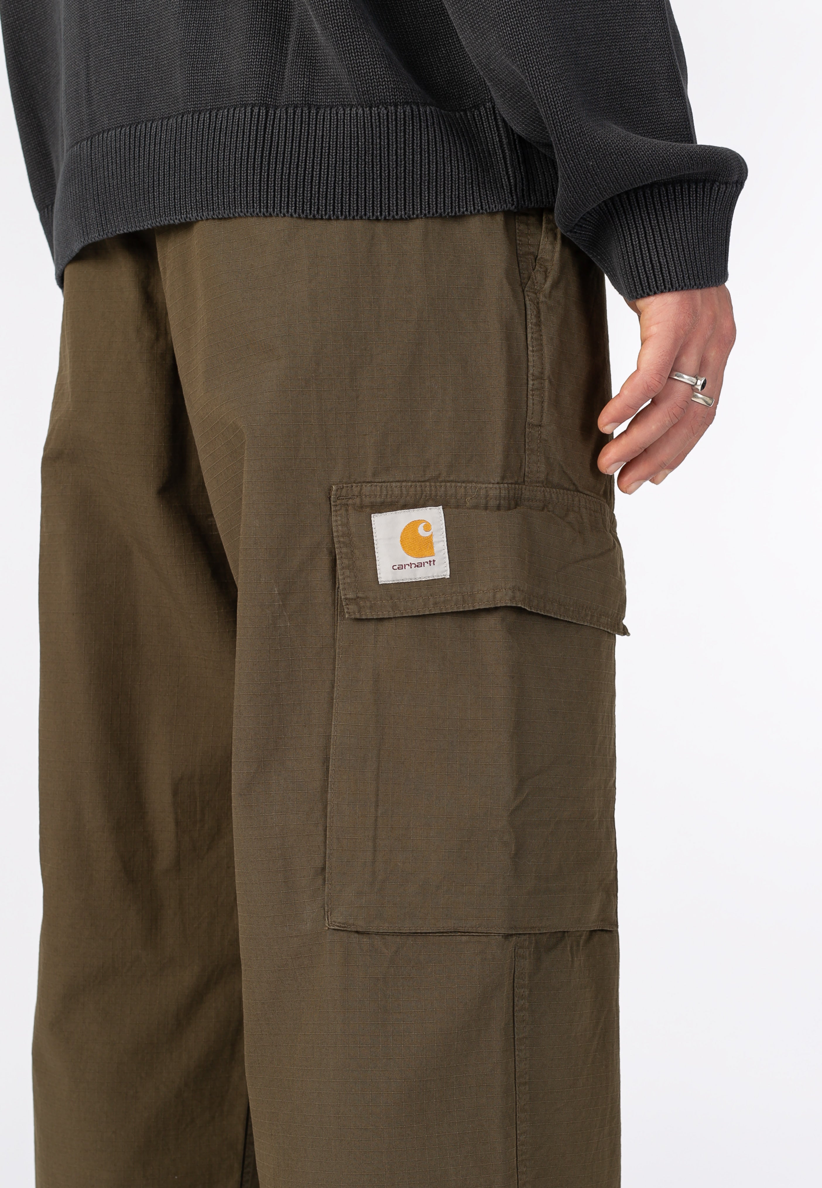 Carhartt WIP - Kade Garment Dyed Dark Beech - Pants | Men-Image