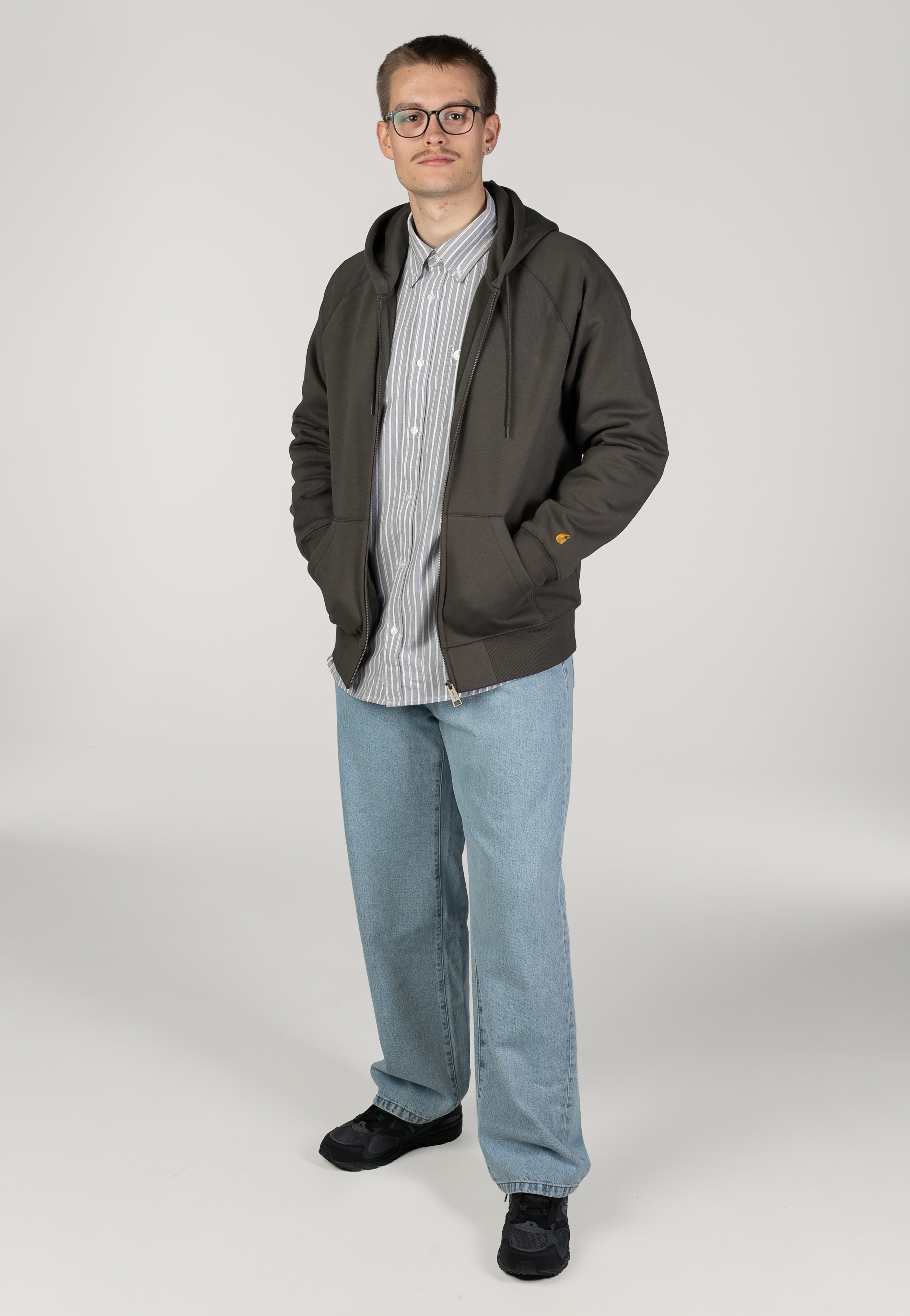 Carhartt WIP - Kanan Stripe/Black - Shirt | Men-Image