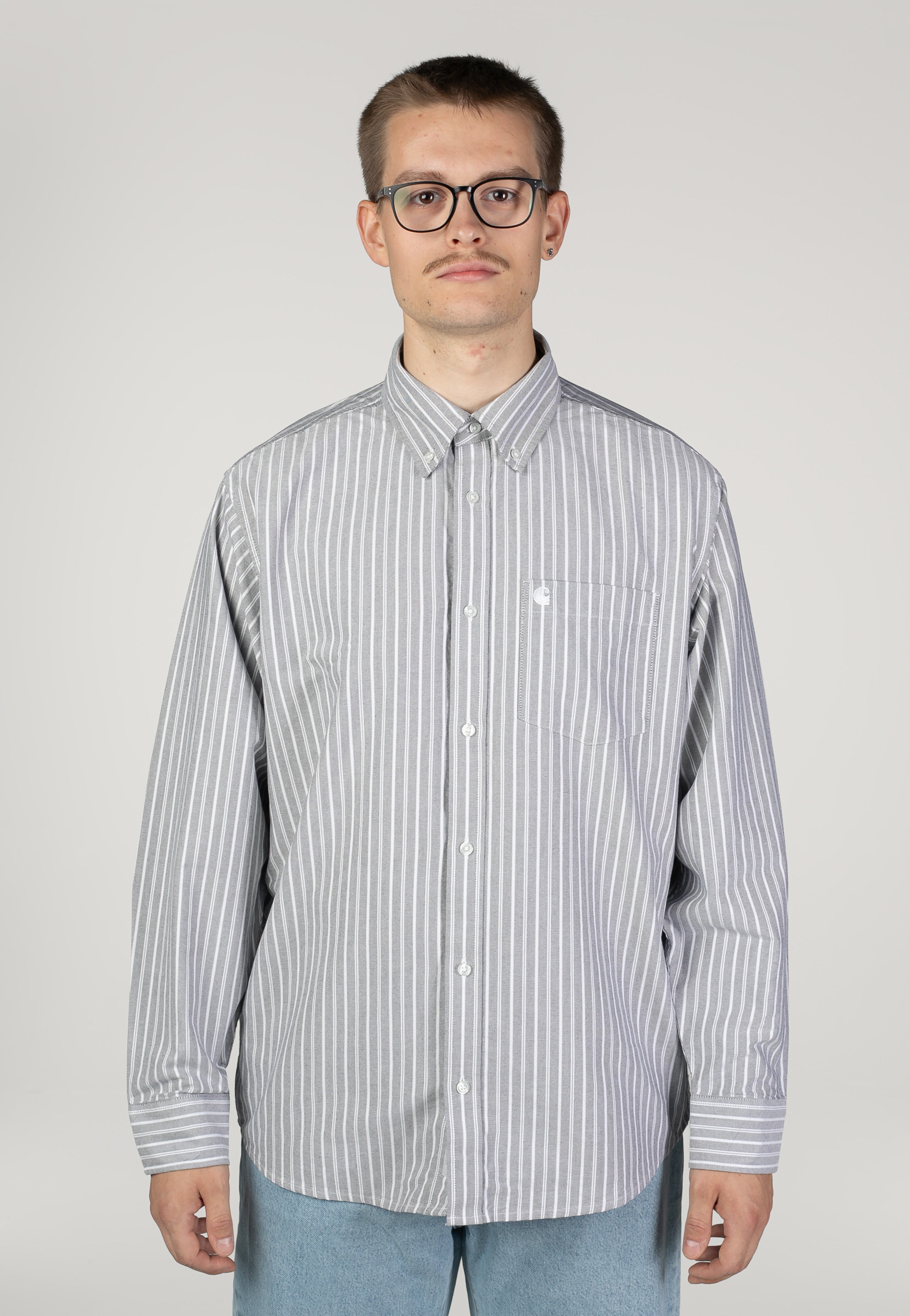 Carhartt WIP - Kanan Stripe/Black - Shirt | Men-Image