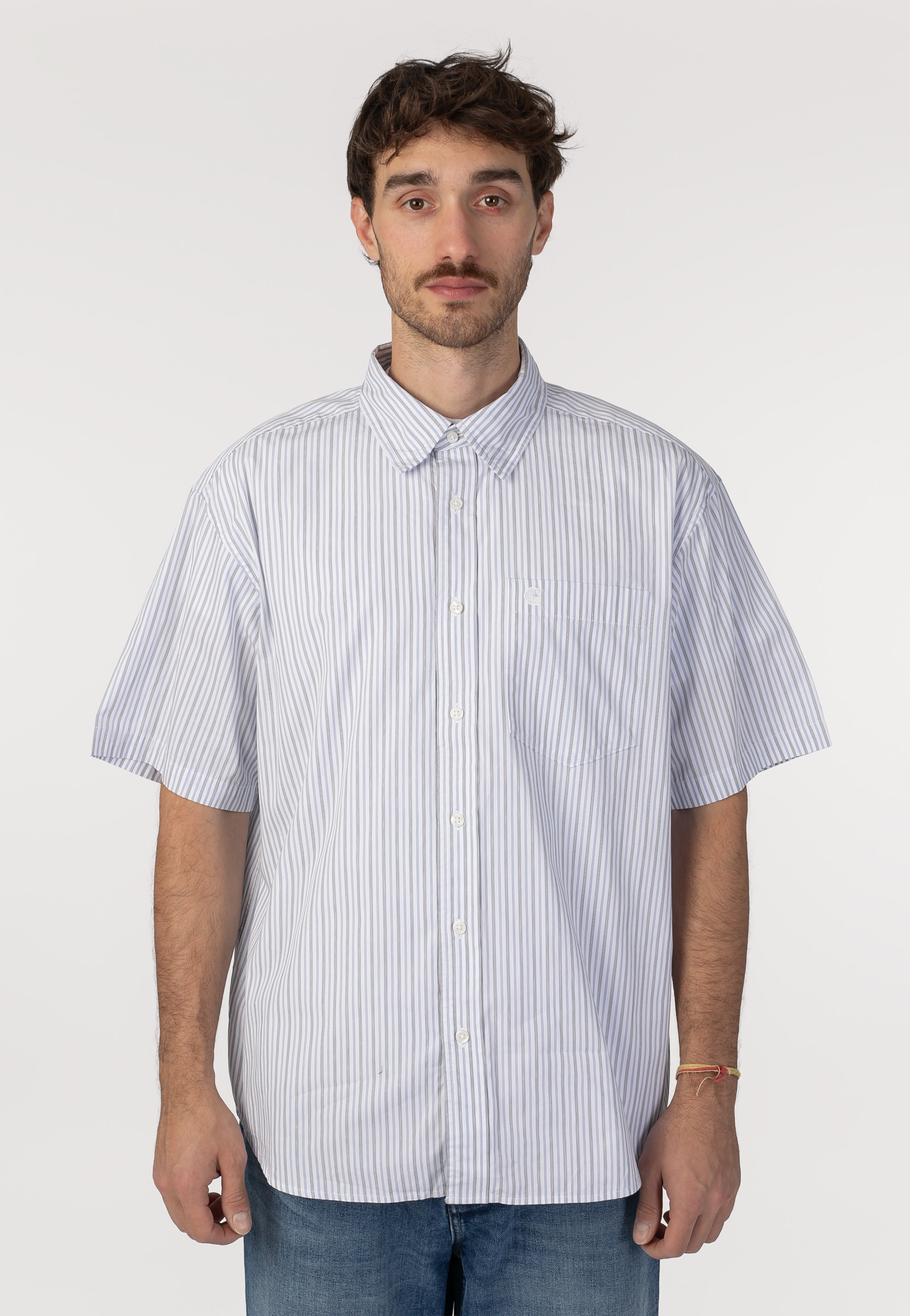 Carhartt WIP - Keene Stripe White - Shirt | Men-Image