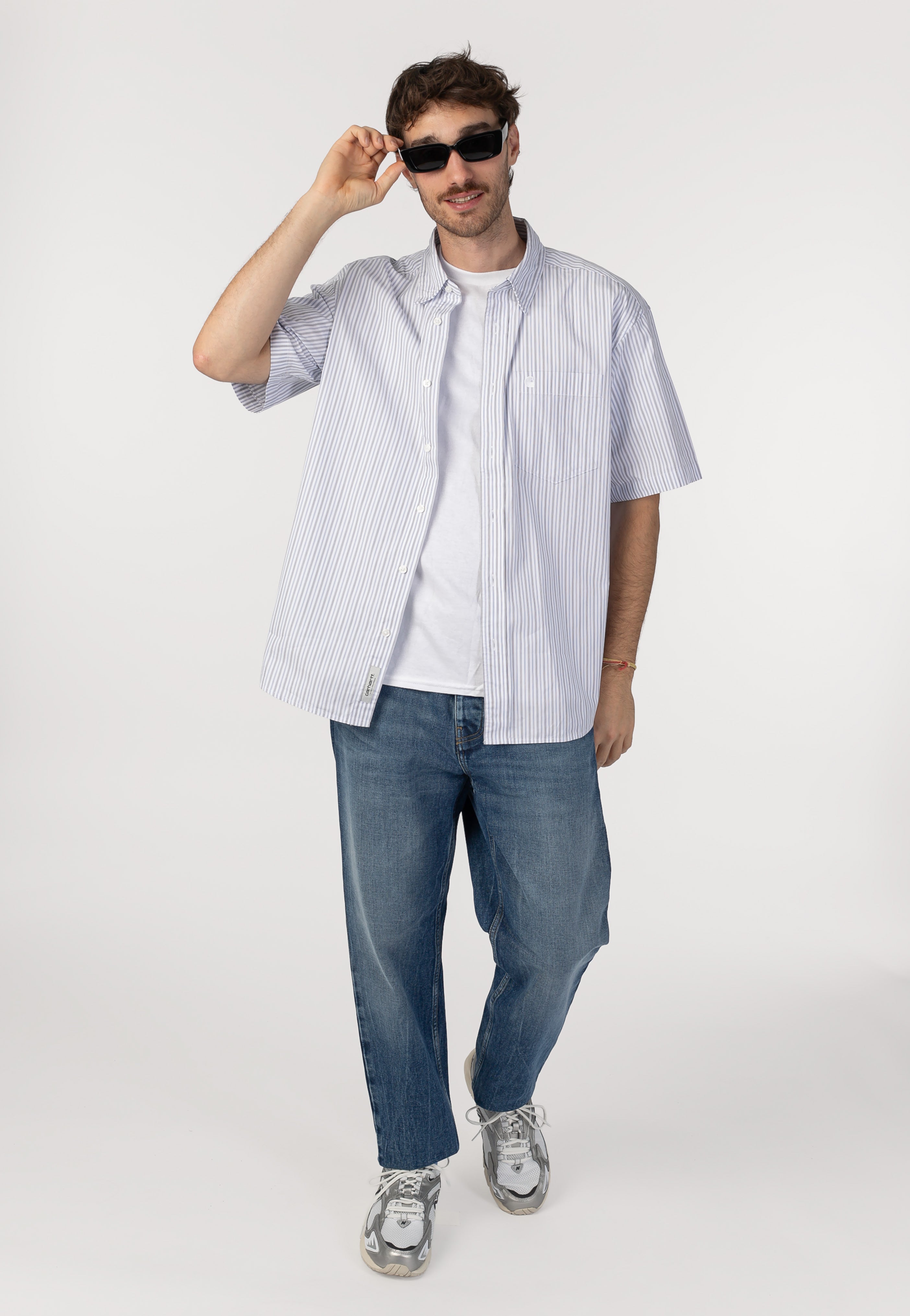 Carhartt WIP - Keene Stripe White - Shirt | Men-Image