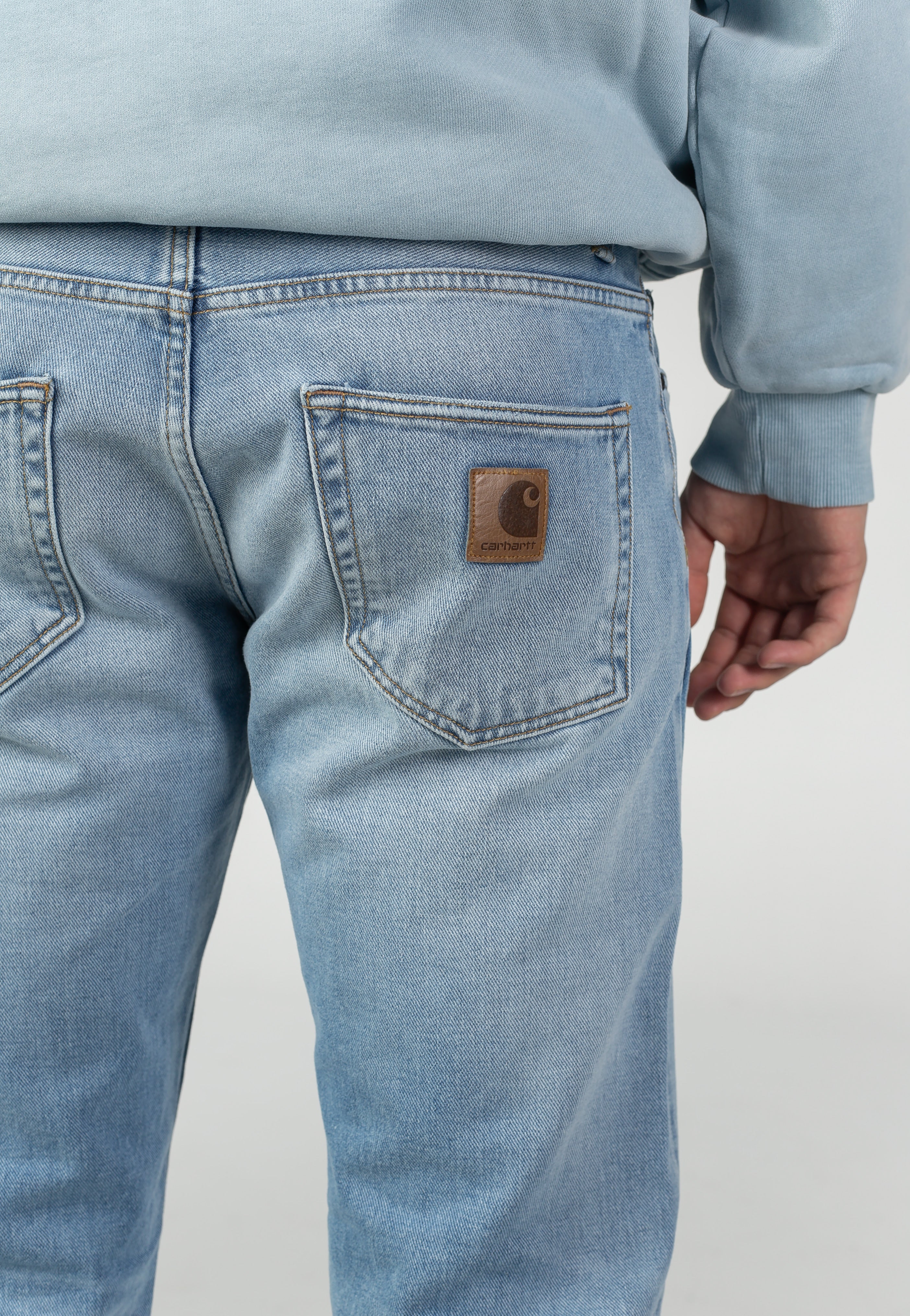 Carhartt WIP - Klondike Light Used Wash Blue - Jeans | Men-Image
