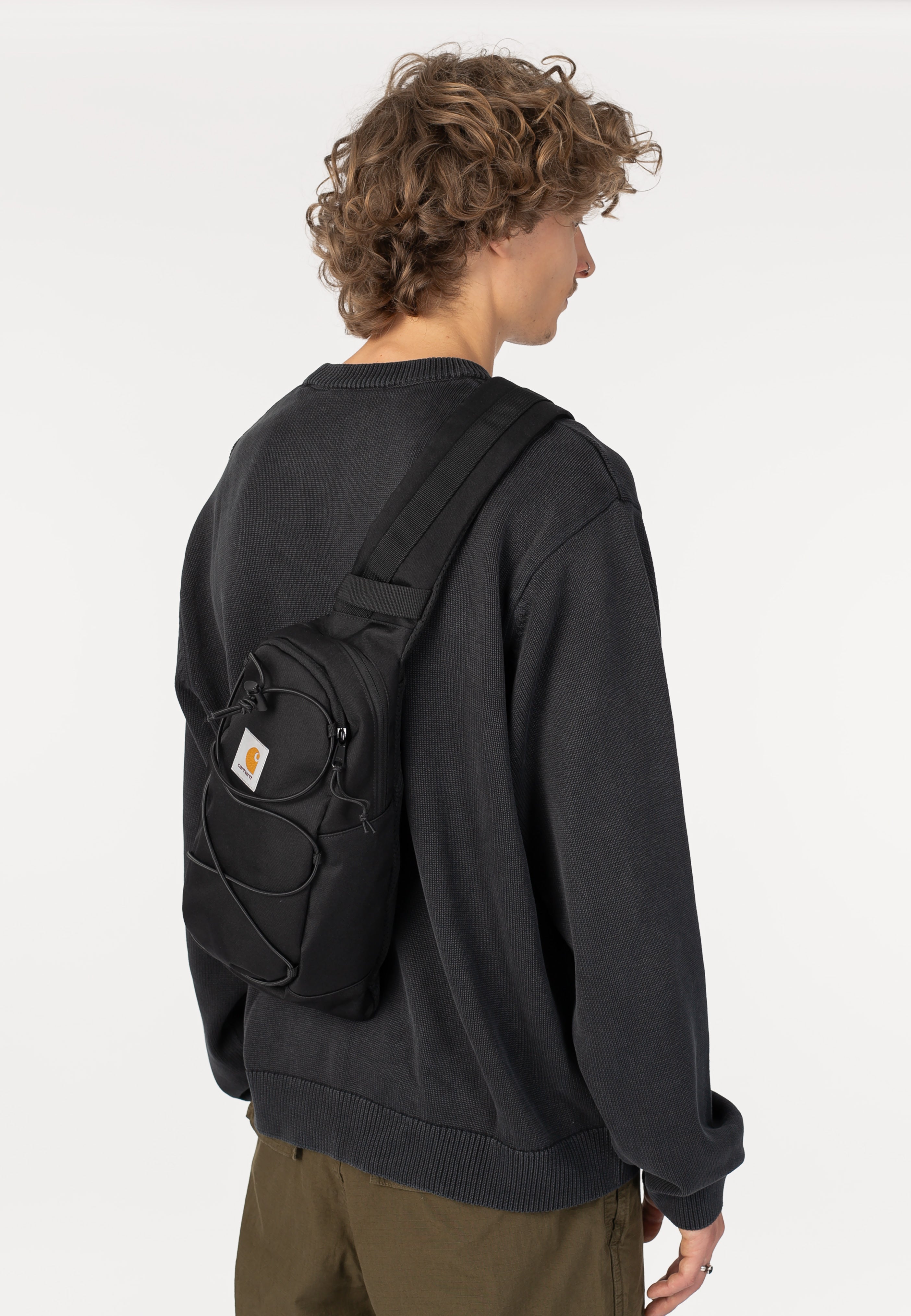 carhartt mini backpack black Carhartt WIP Kyle Sling Bag - Black