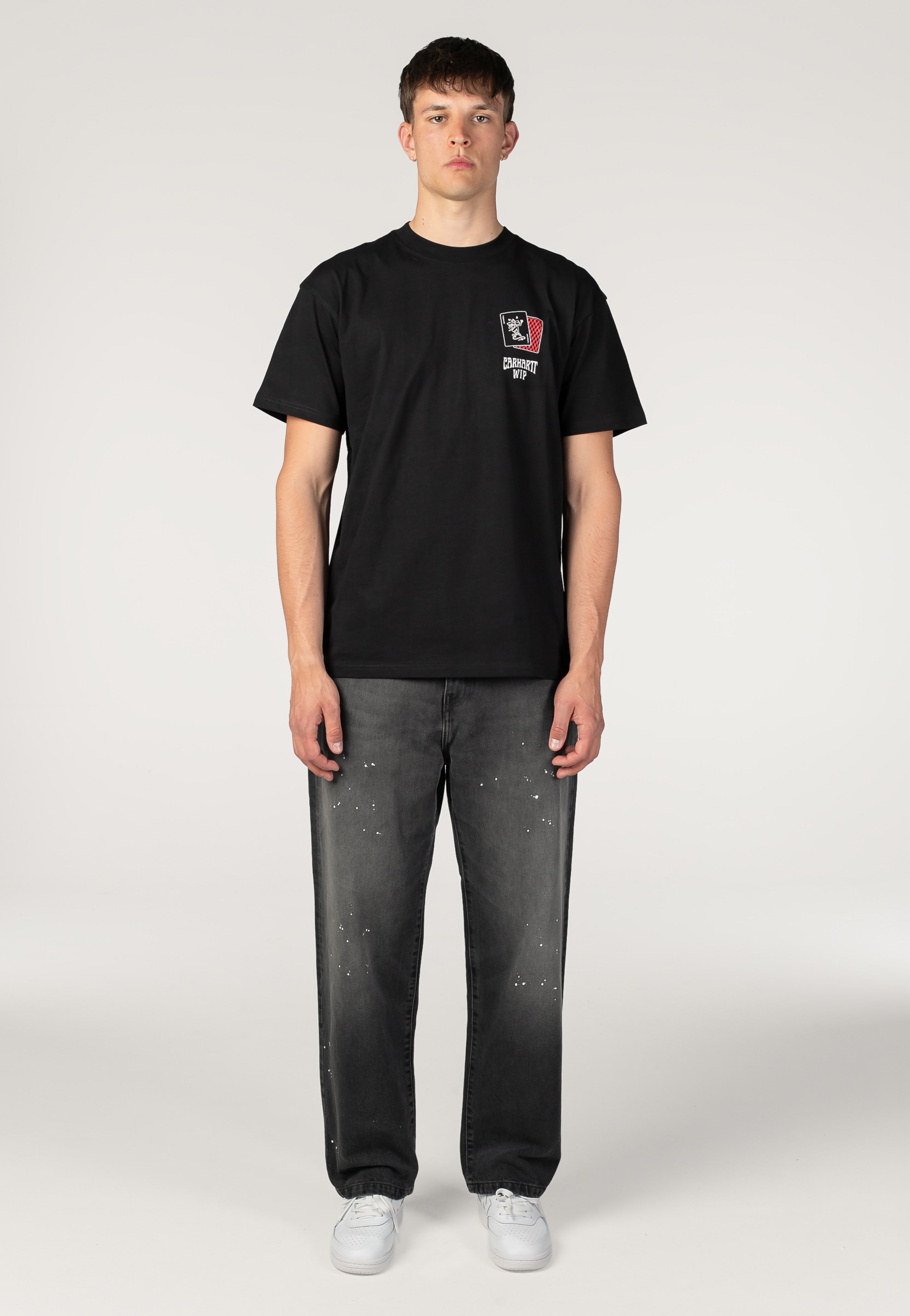 Carhartt WIP - Landon Destroy Wash Black - Pants | Men-Image