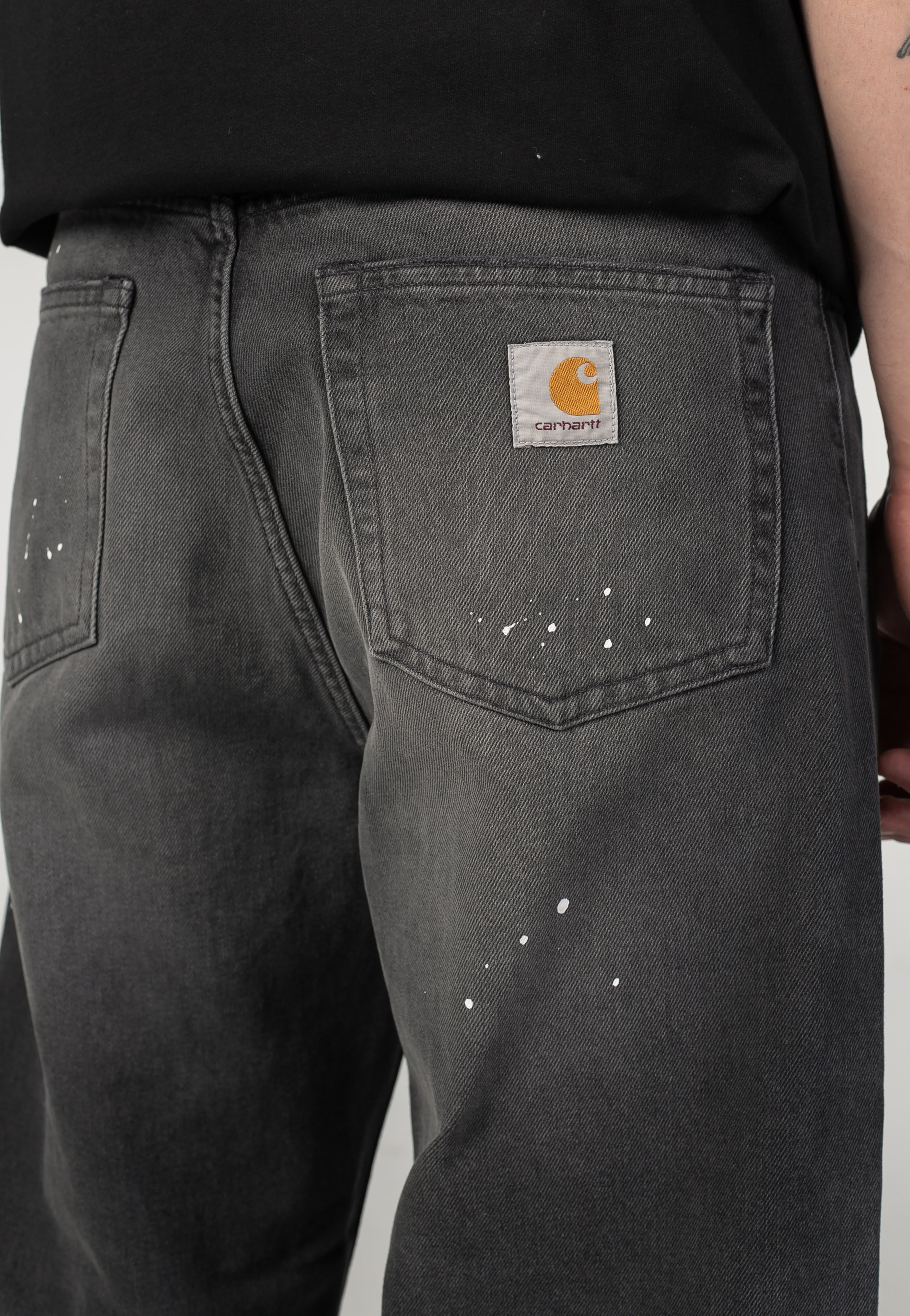 Carhartt WIP - Landon Destroy Wash Black - Pants | Men-Image