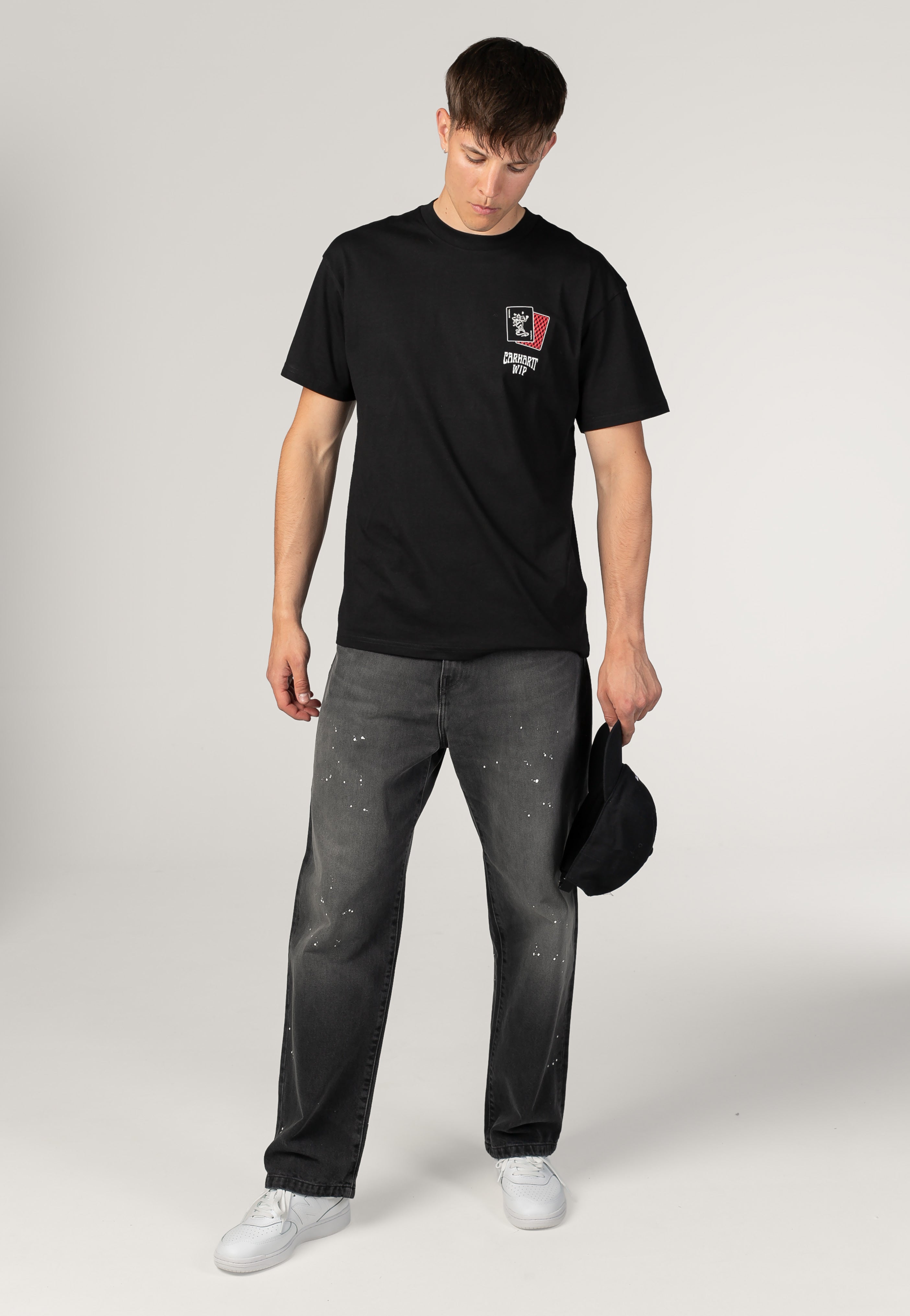 Carhartt WIP - Landon Destroy Wash Black - Pants | Men-Image