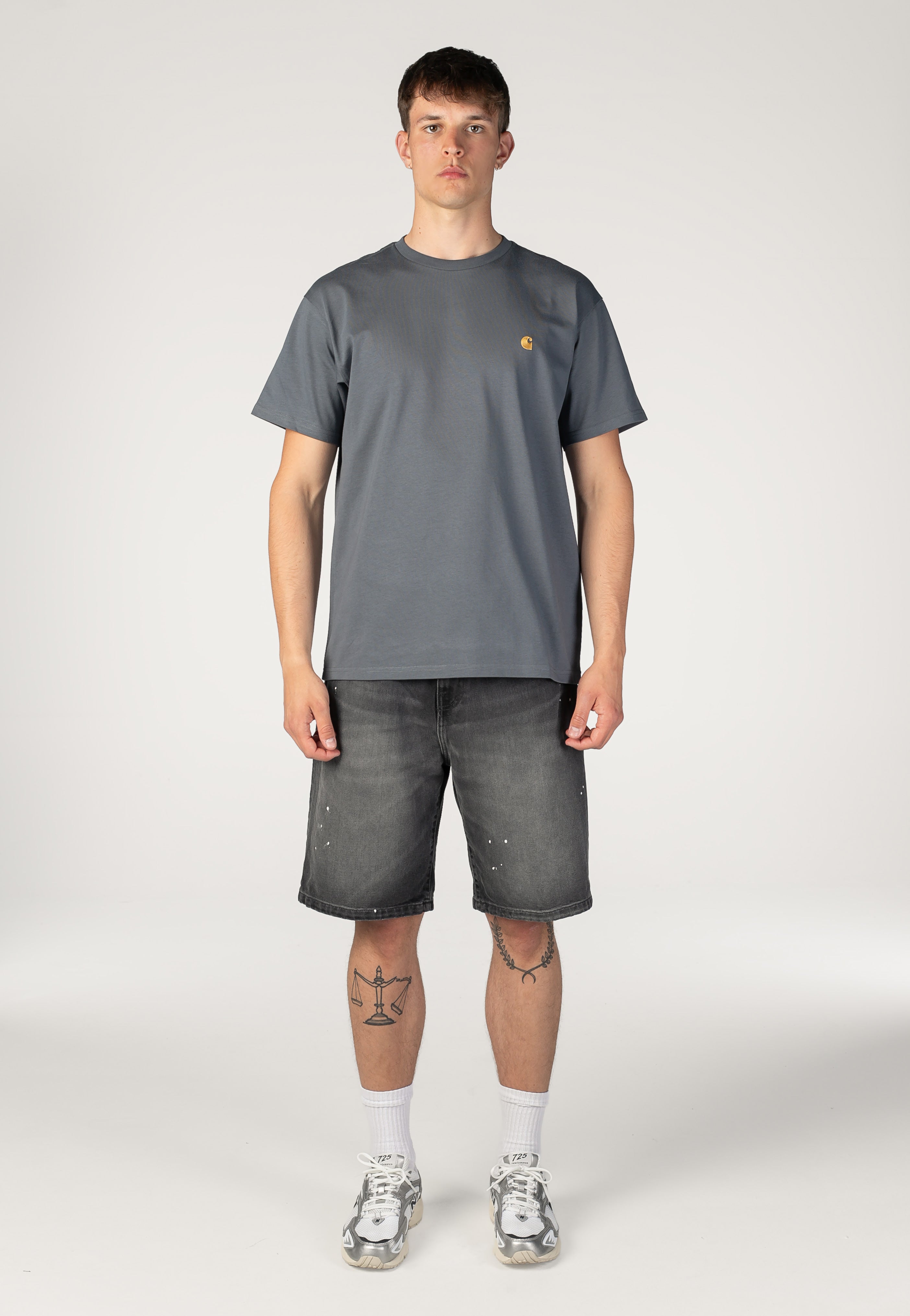 Carhartt WIP - Landon Destroy Wash Black - Shorts | Men-Image