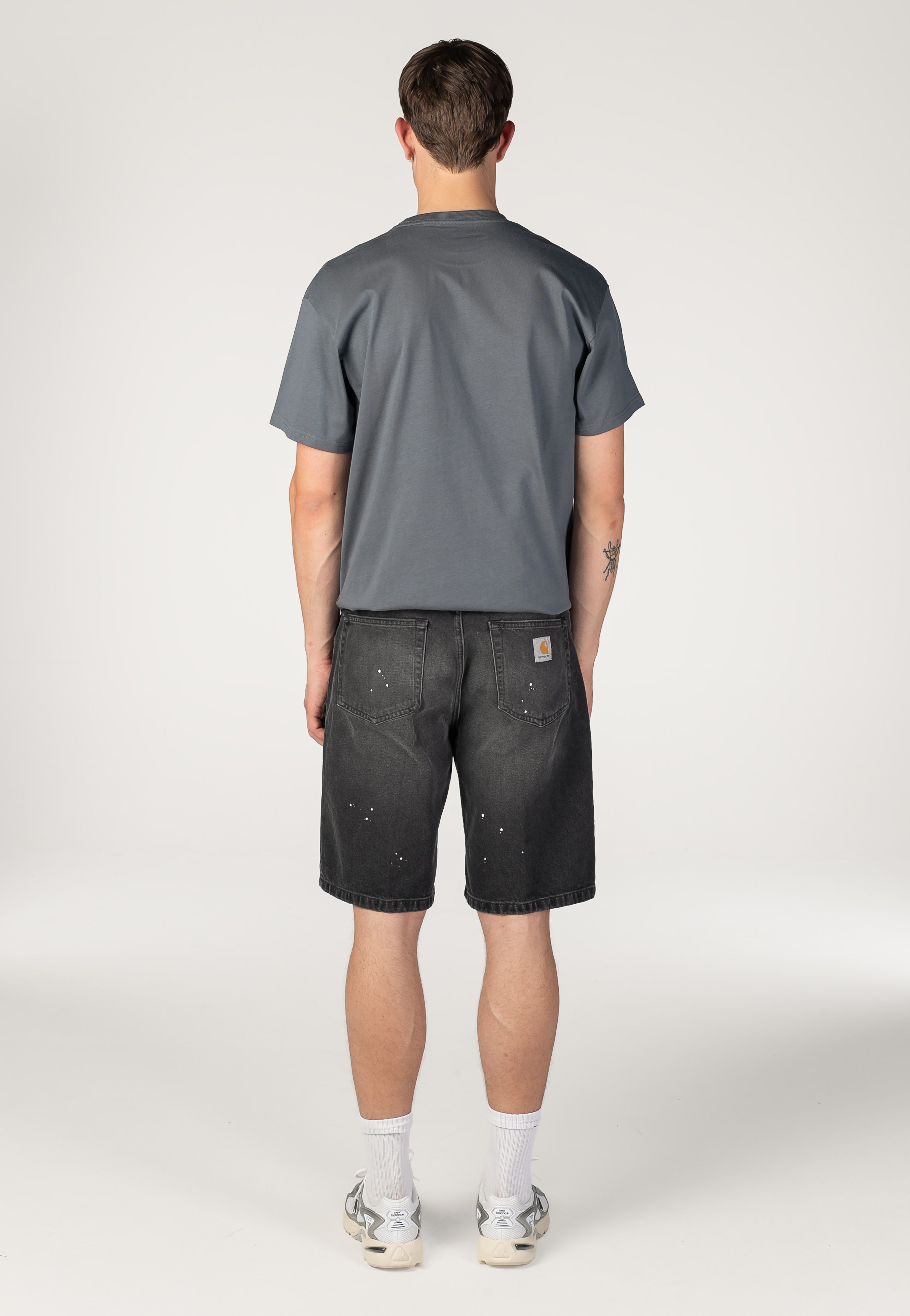 Carhartt WIP - Landon Destroy Wash Black - Shorts | Men-Image