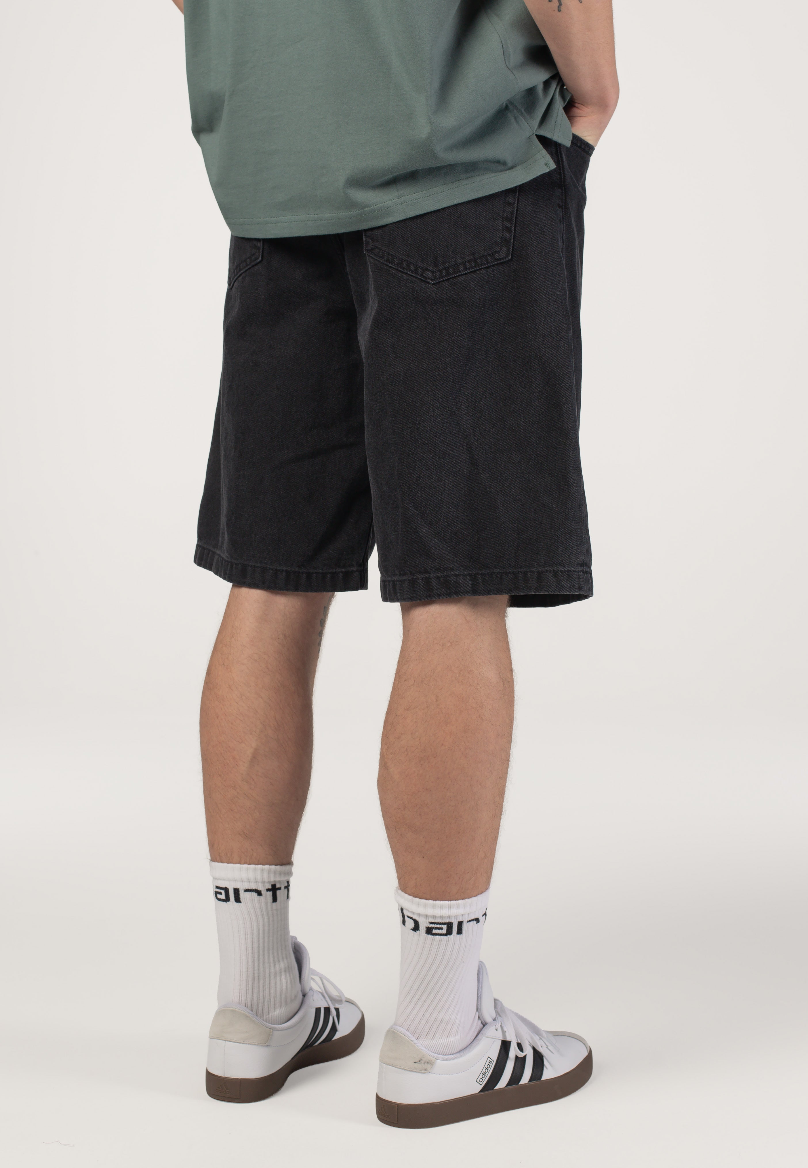 Carhartt WIP - Landon Stone Washed Black - Shorts | Men-Image