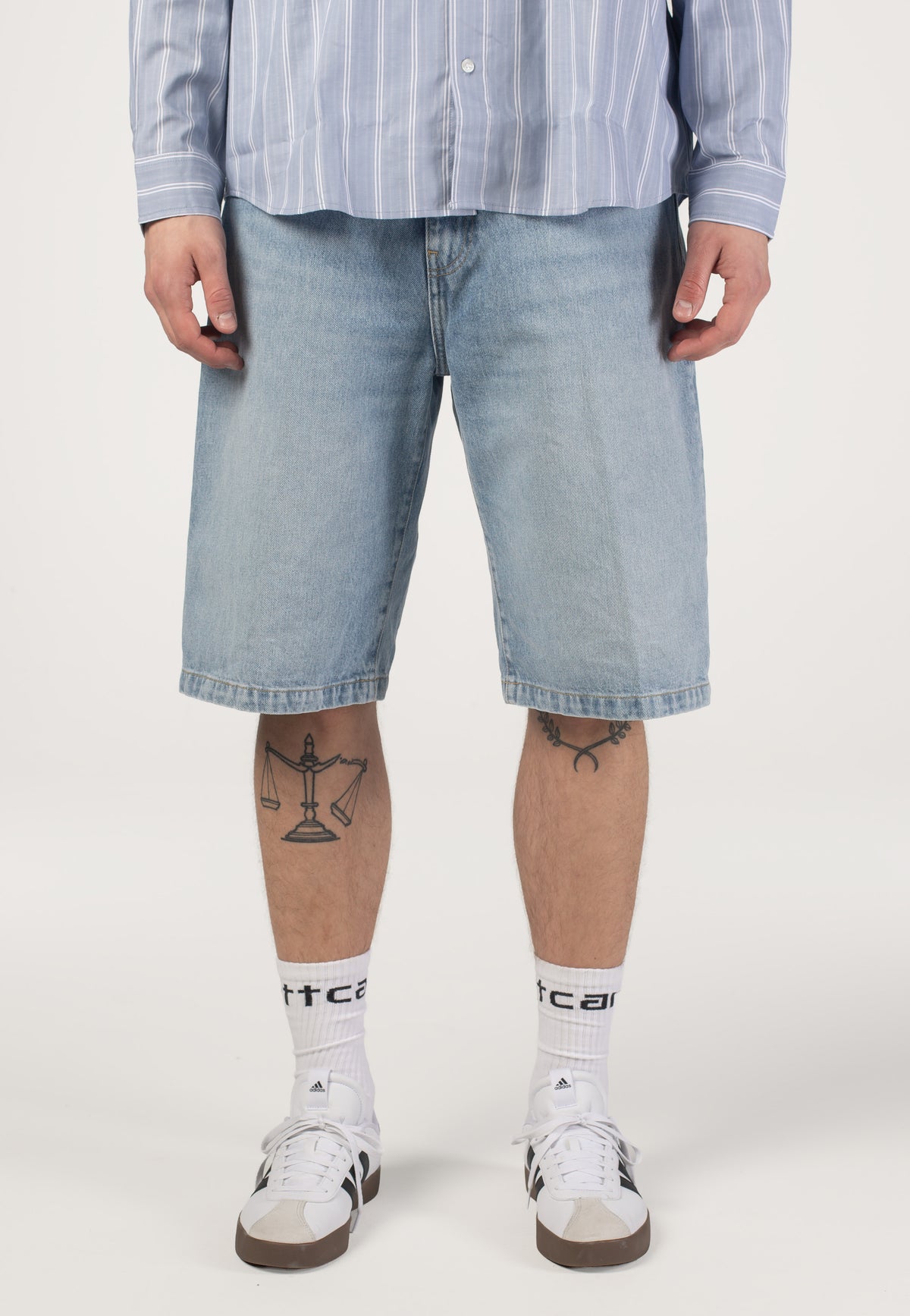 Carhartt WIP - Landon Heavy Worn Bleached Blue - Shorts | Impericon