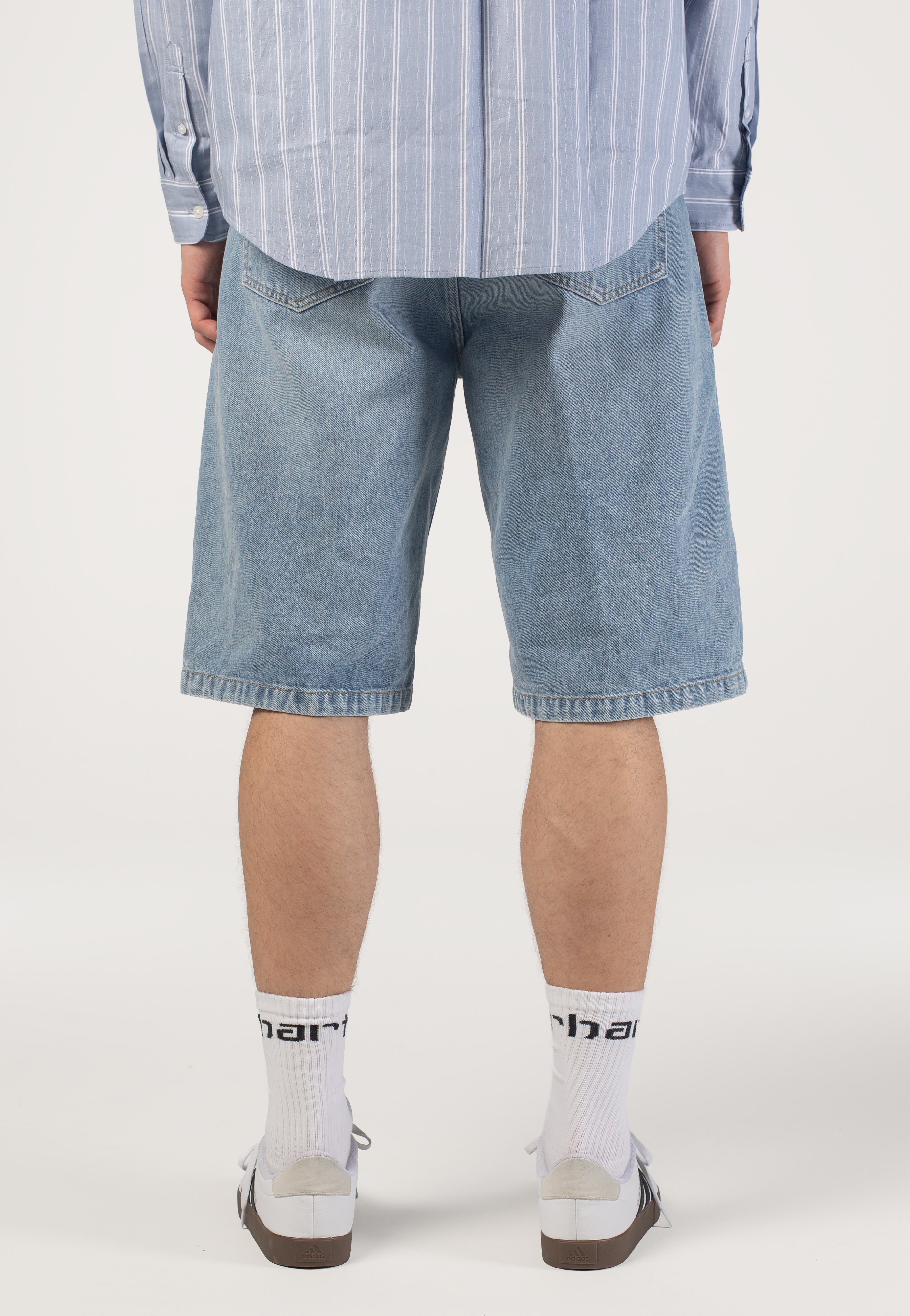 Carhartt WIP - Landon Heavy Worn Bleached Blue - Shorts | Men-Image