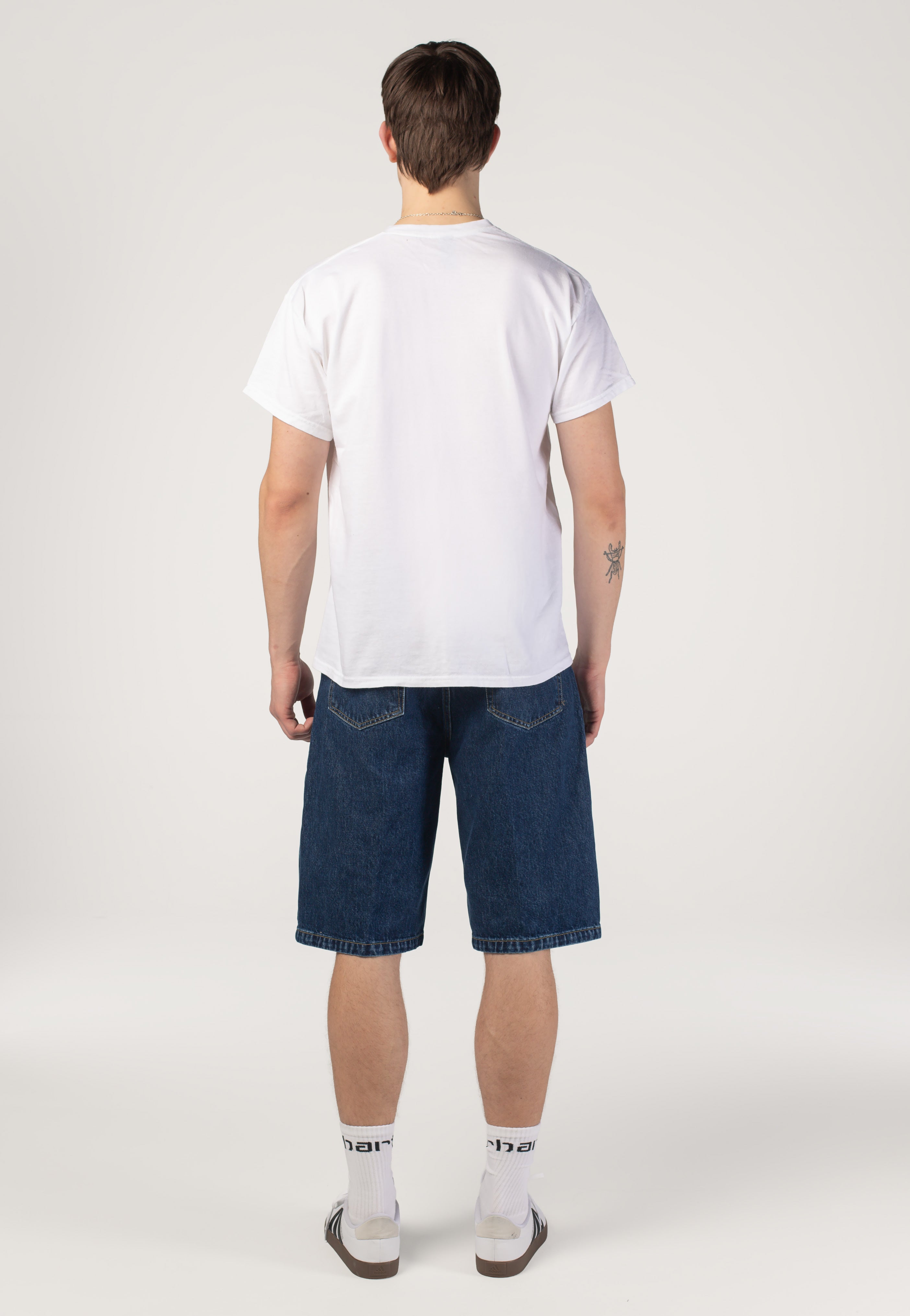 Carhartt WIP - Langdon Stone Washed Blue - Shorts | Men-Image