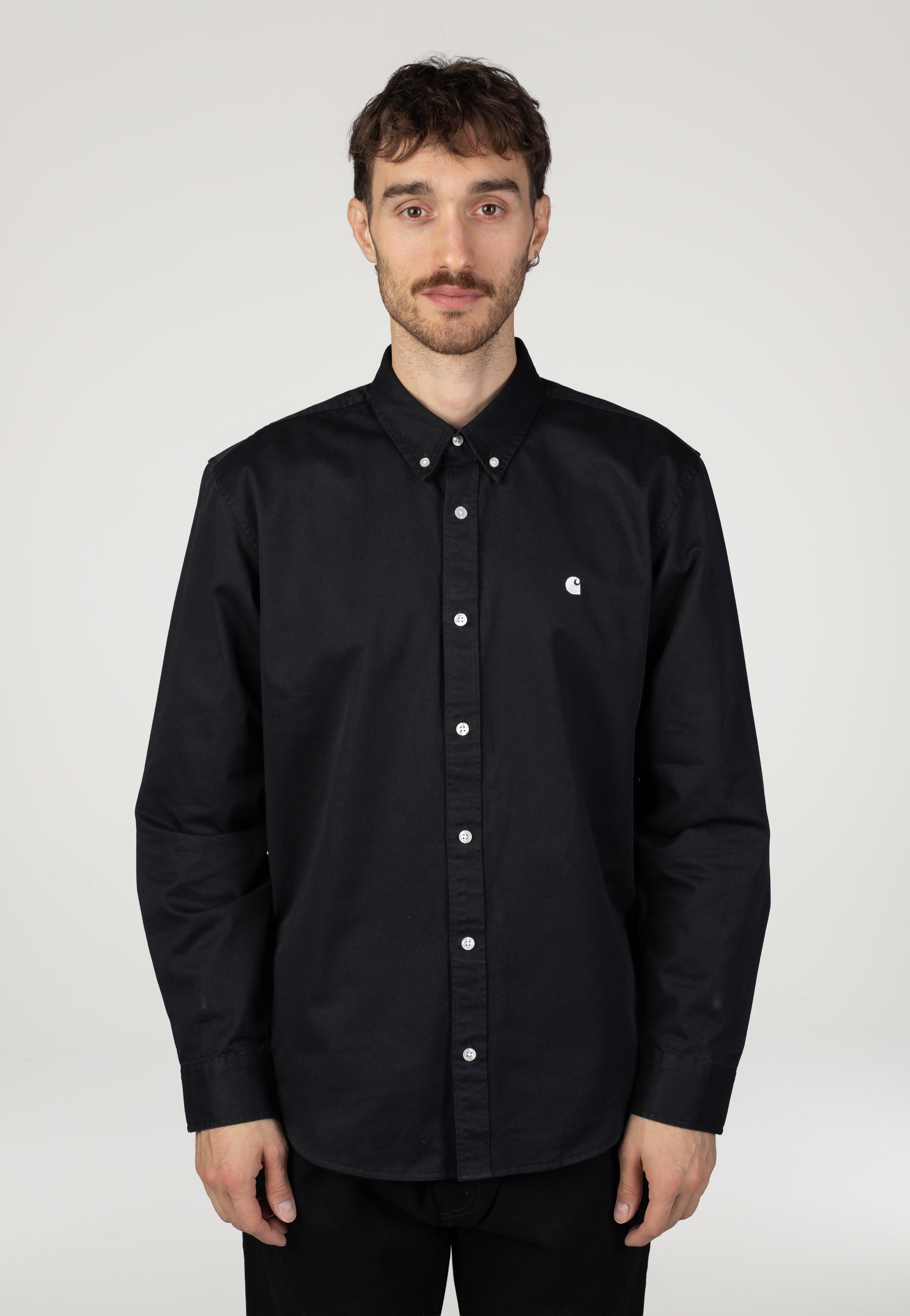 Carhartt WIP - Madison Black/White - Shirt | Men-Image