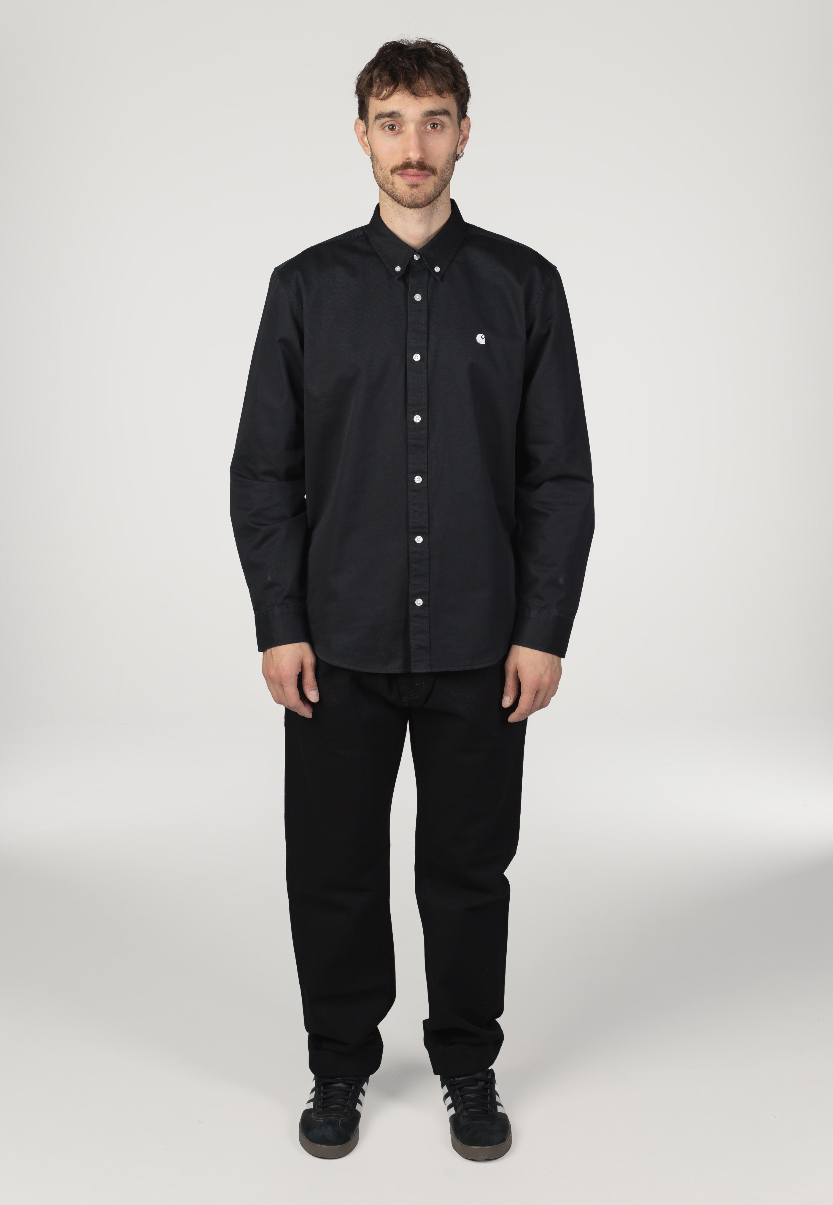 Carhartt WIP - Madison Black/White - Shirt | Men-Image