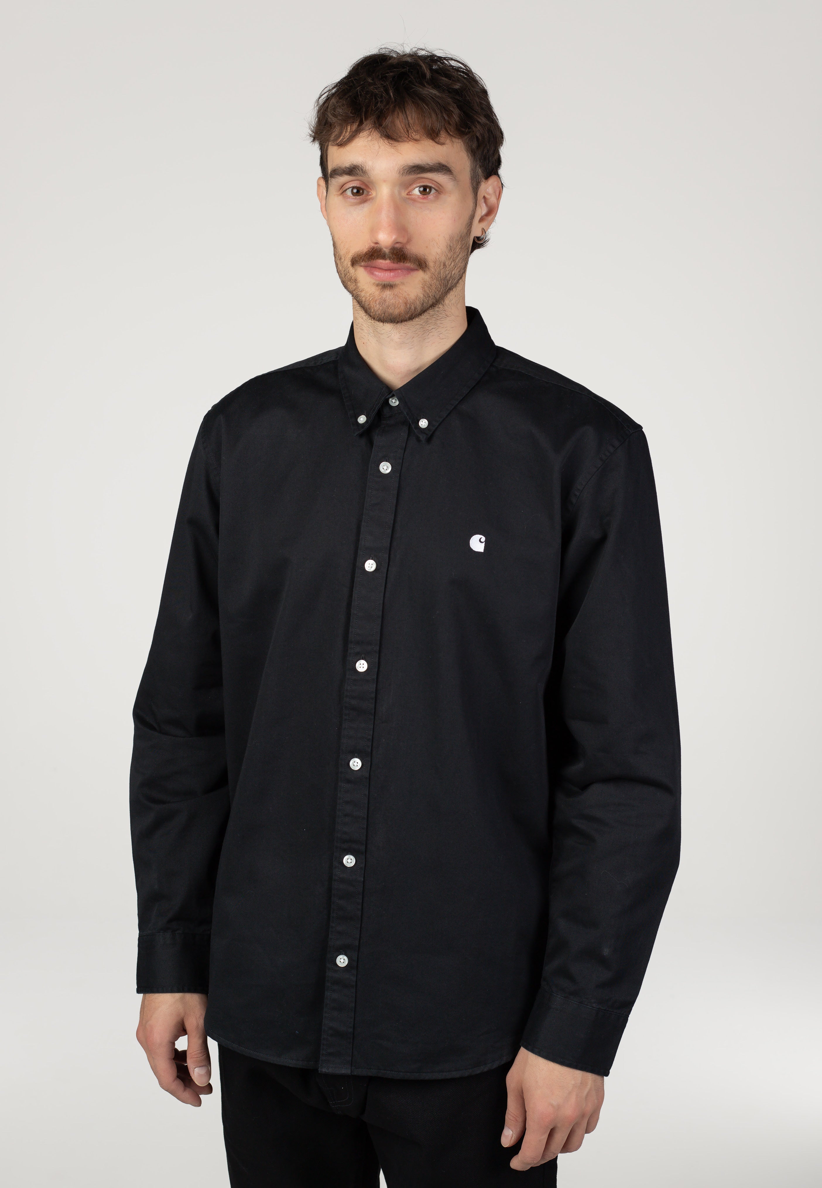 Carhartt WIP - Madison Black/White - Shirt | Men-Image