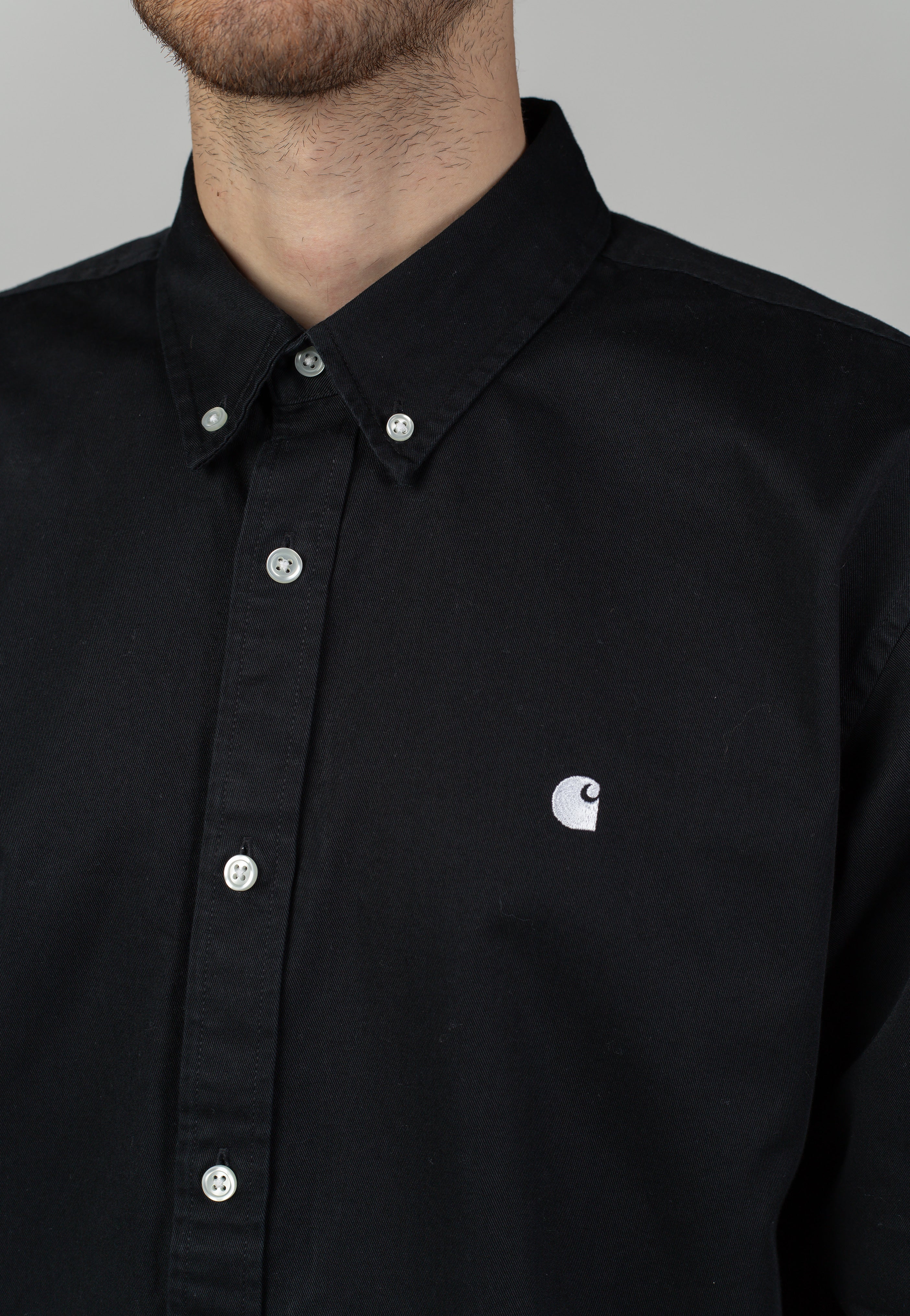 Carhartt WIP - Madison Black/White - Shirt | Men-Image