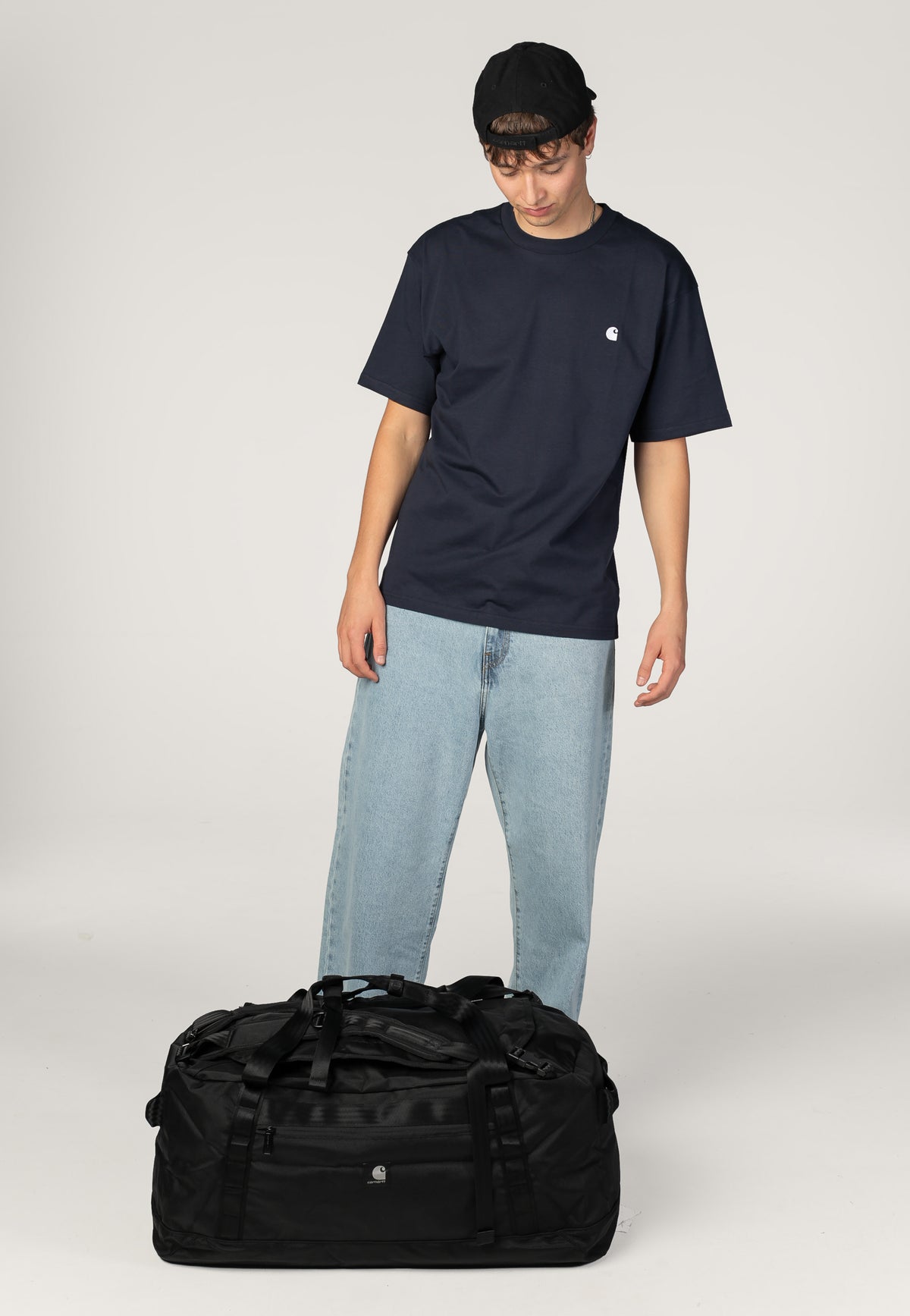 Carhartt WIP Richmond Large Duffle Black Dufflebag | Neutral-Image