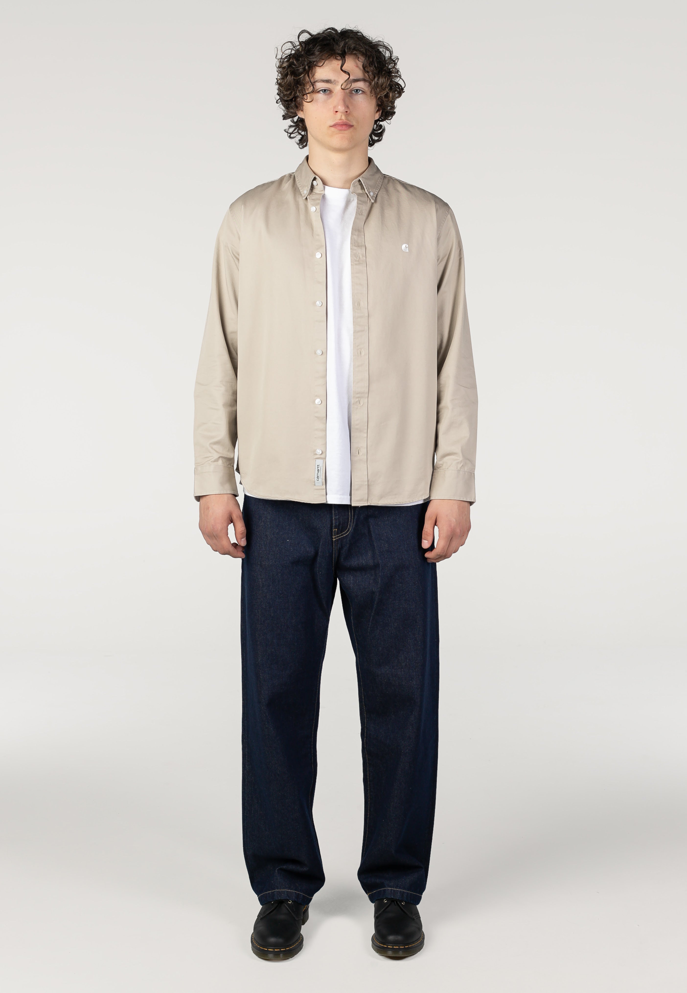 Carhartt WIP - Madison Fleur De Sel/Wax - Shirt | Men-Image