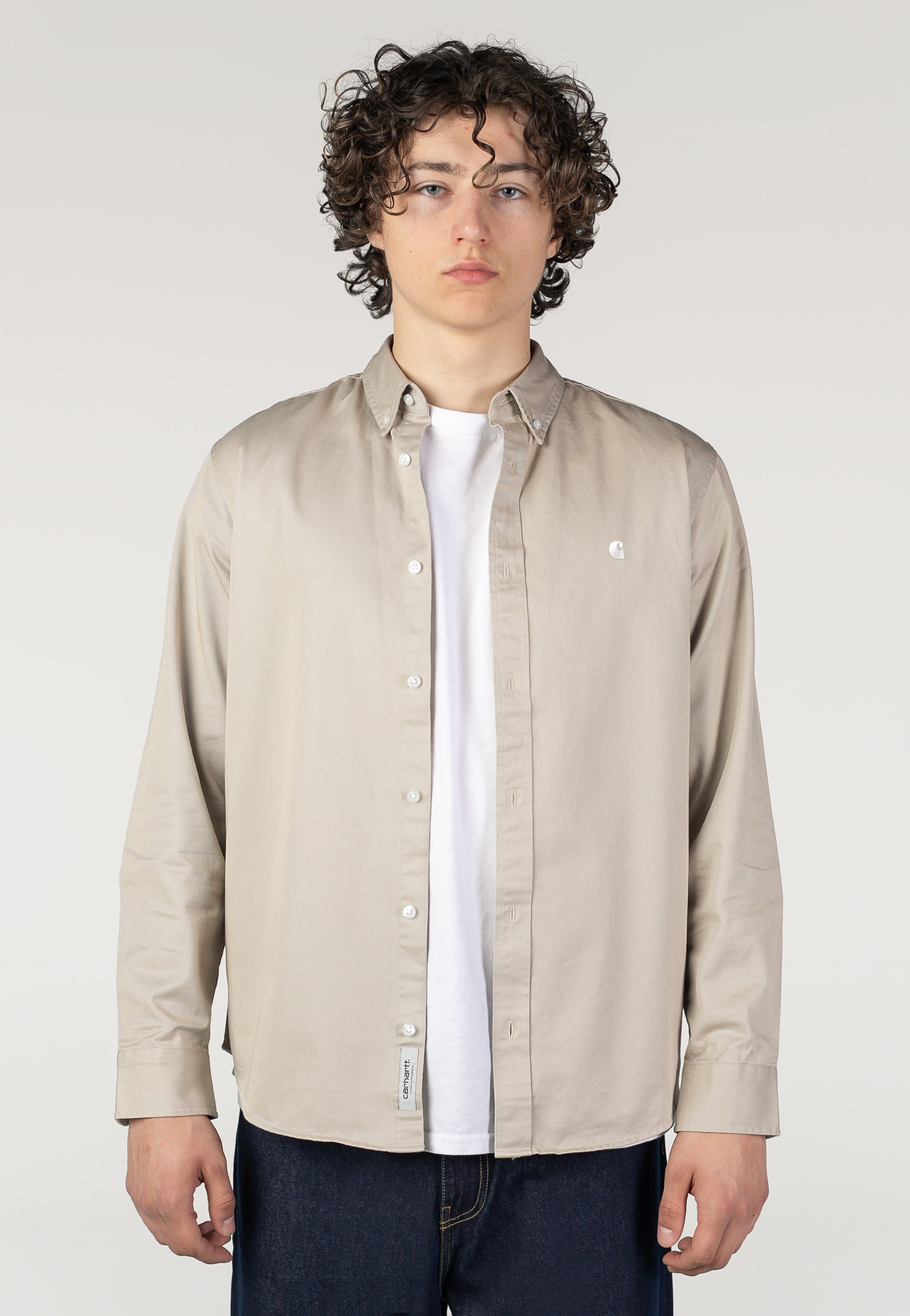 Carhartt WIP - Madison Fleur De Sel/Wax - Shirt | Men-Image