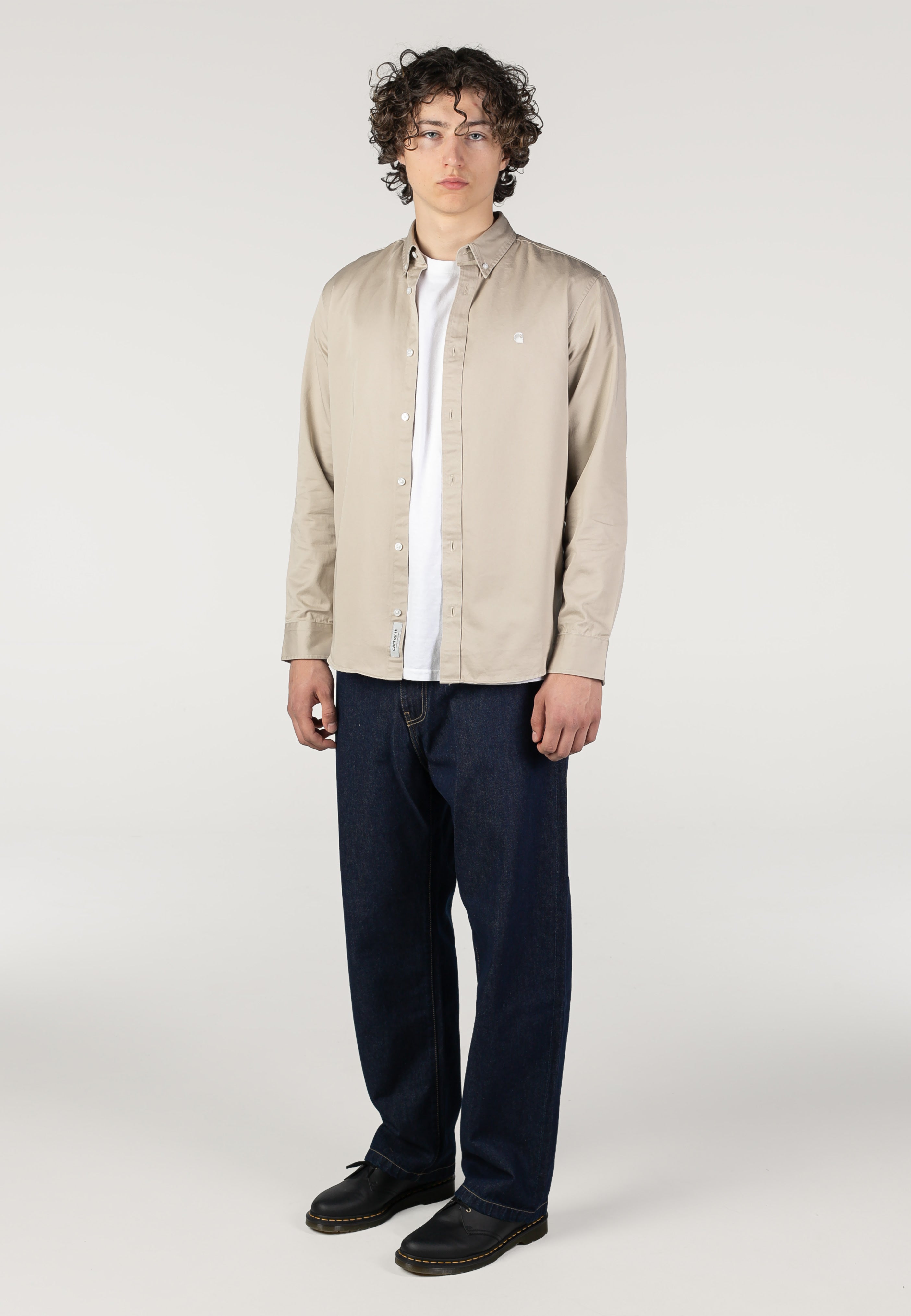 Carhartt WIP - Madison Fleur De Sel/Wax - Shirt | Men-Image