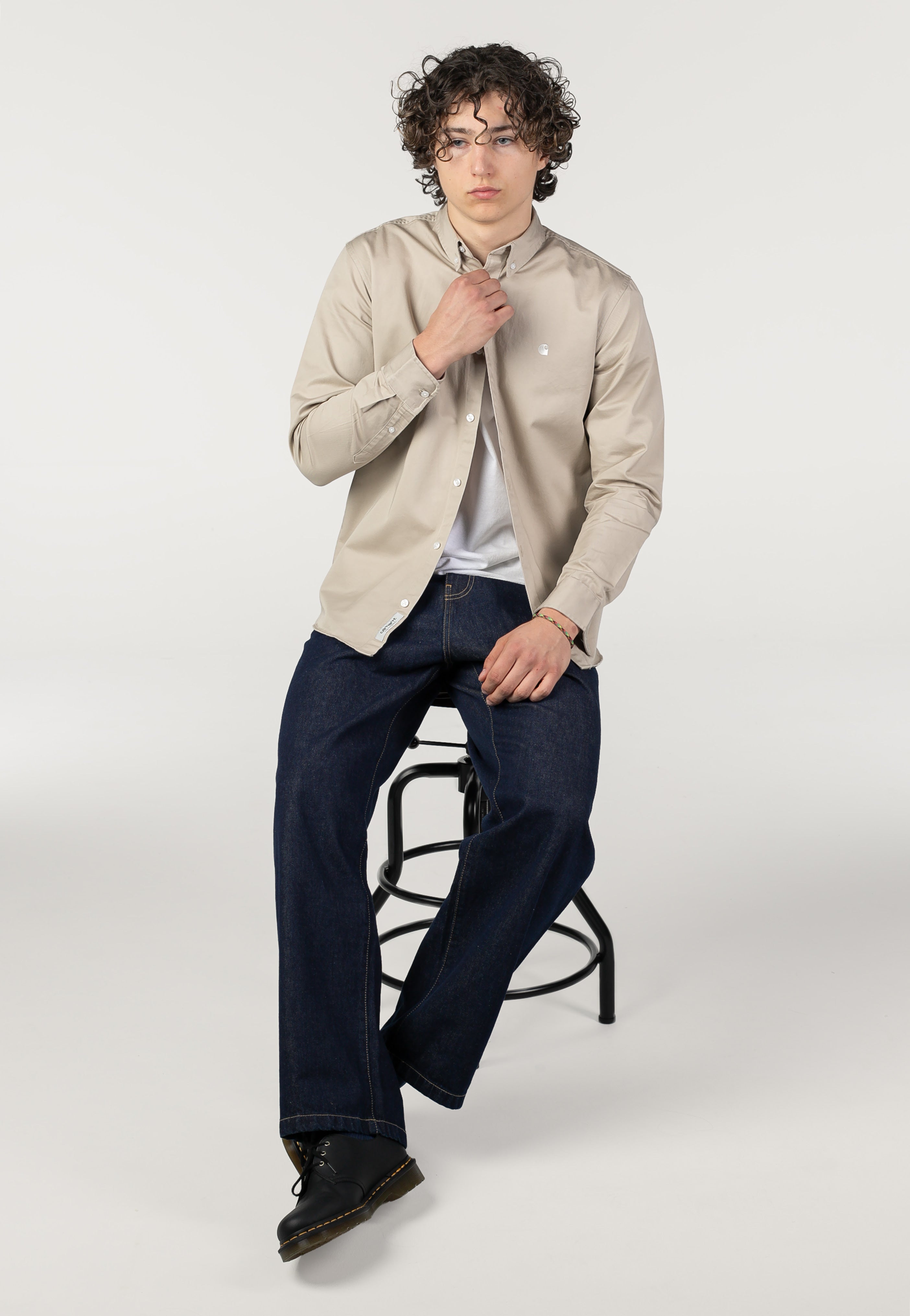 Carhartt WIP - Madison Fleur De Sel/Wax - Shirt | Men-Image