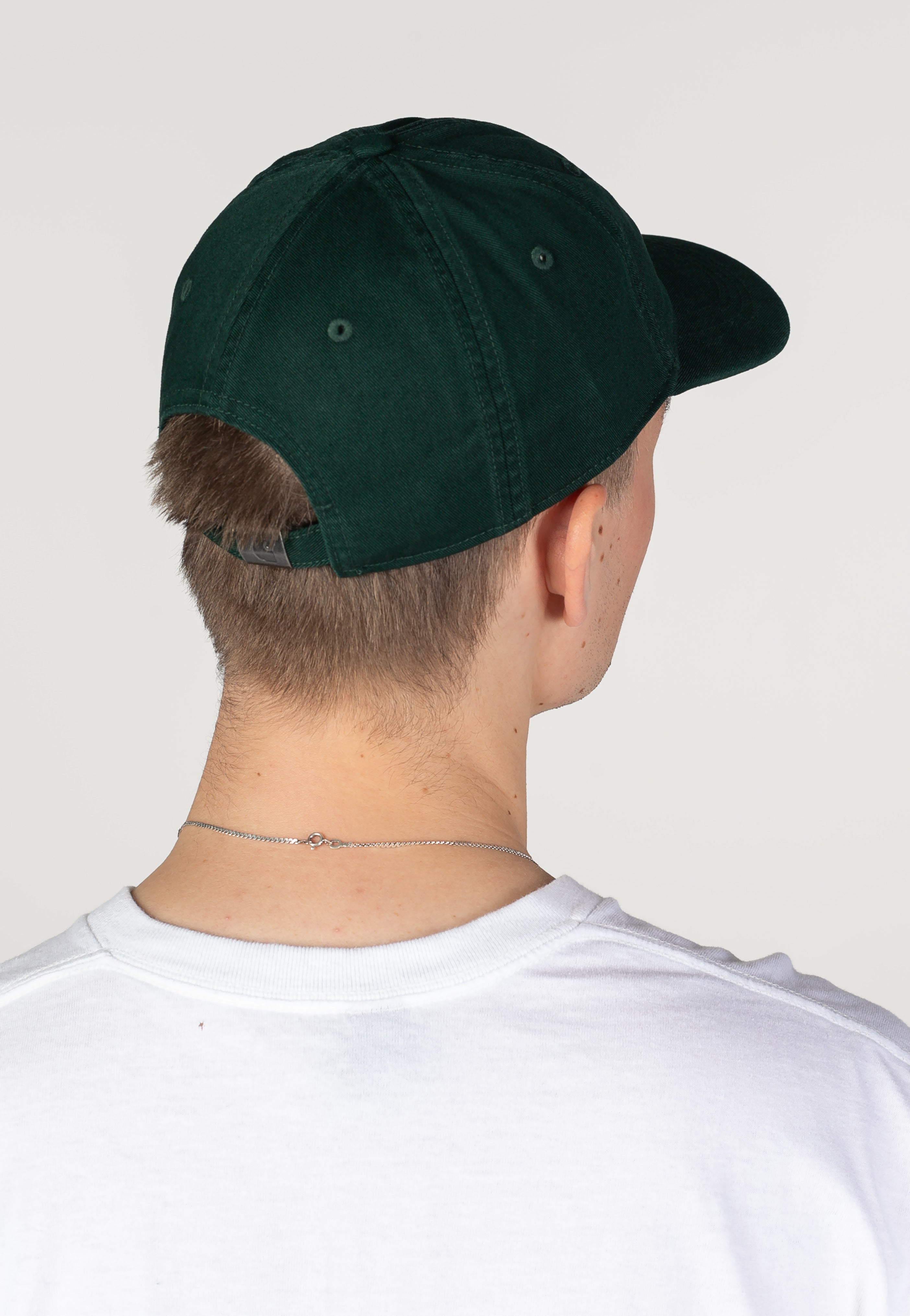 Carhartt WIP - Madison Logo Dark Scarab/White - Cap | Neutral-Image