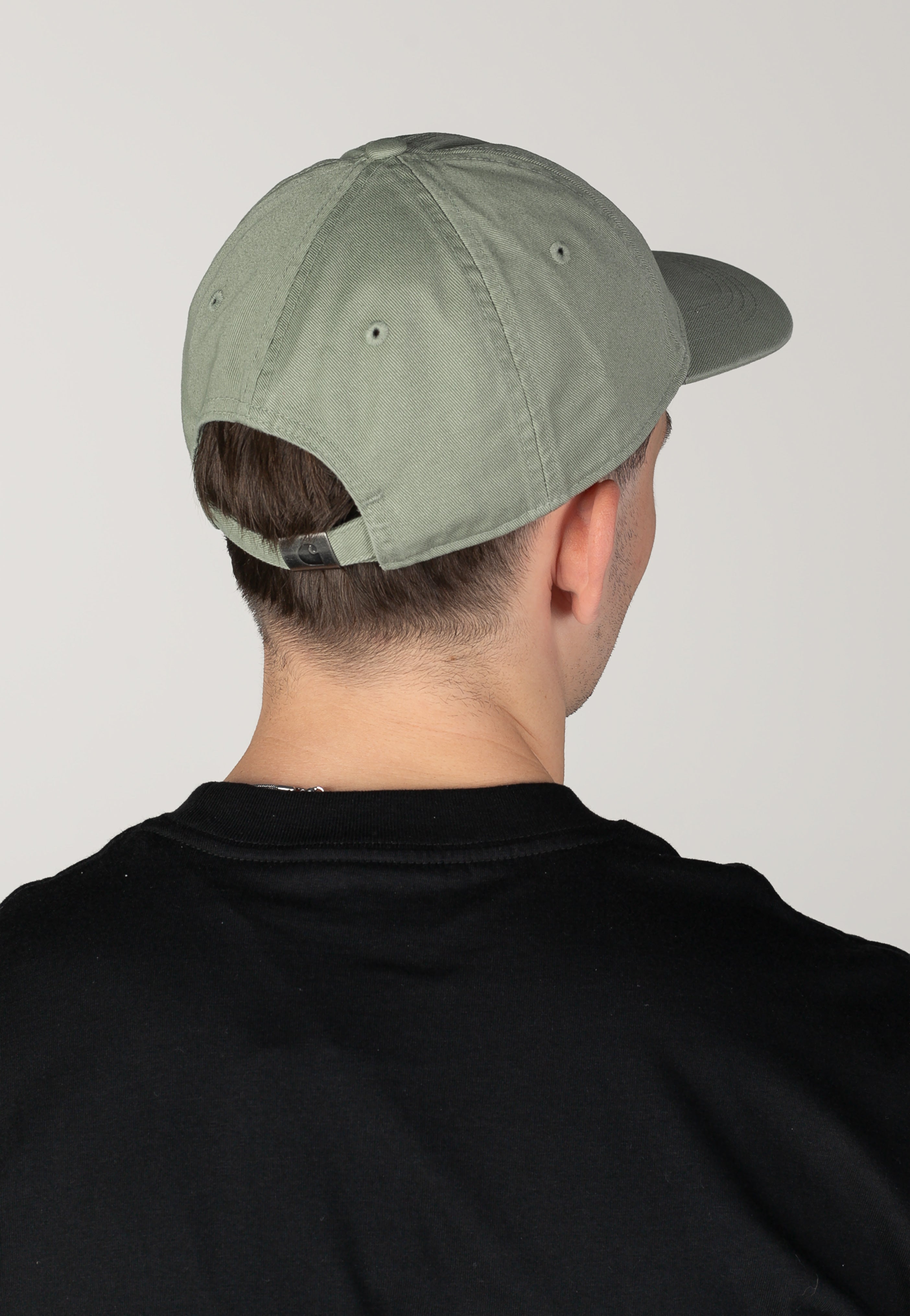 Carhartt WIP - Madison Logo Shady Green/White - Cap | Neutral-Image