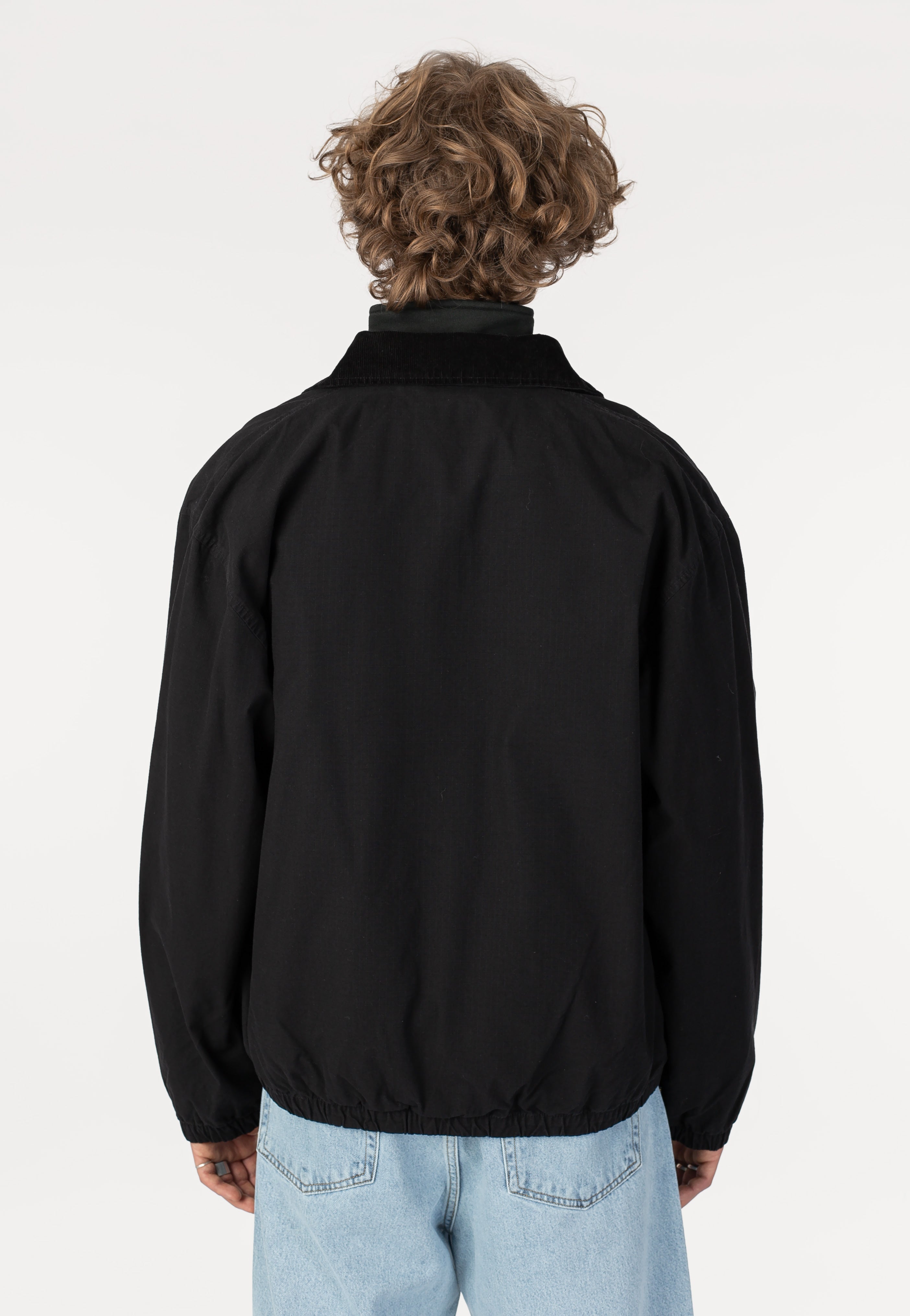 Carhartt WIP - Madison Ripstop Garment Dyed Black/Wax - Jacket | Men-Image