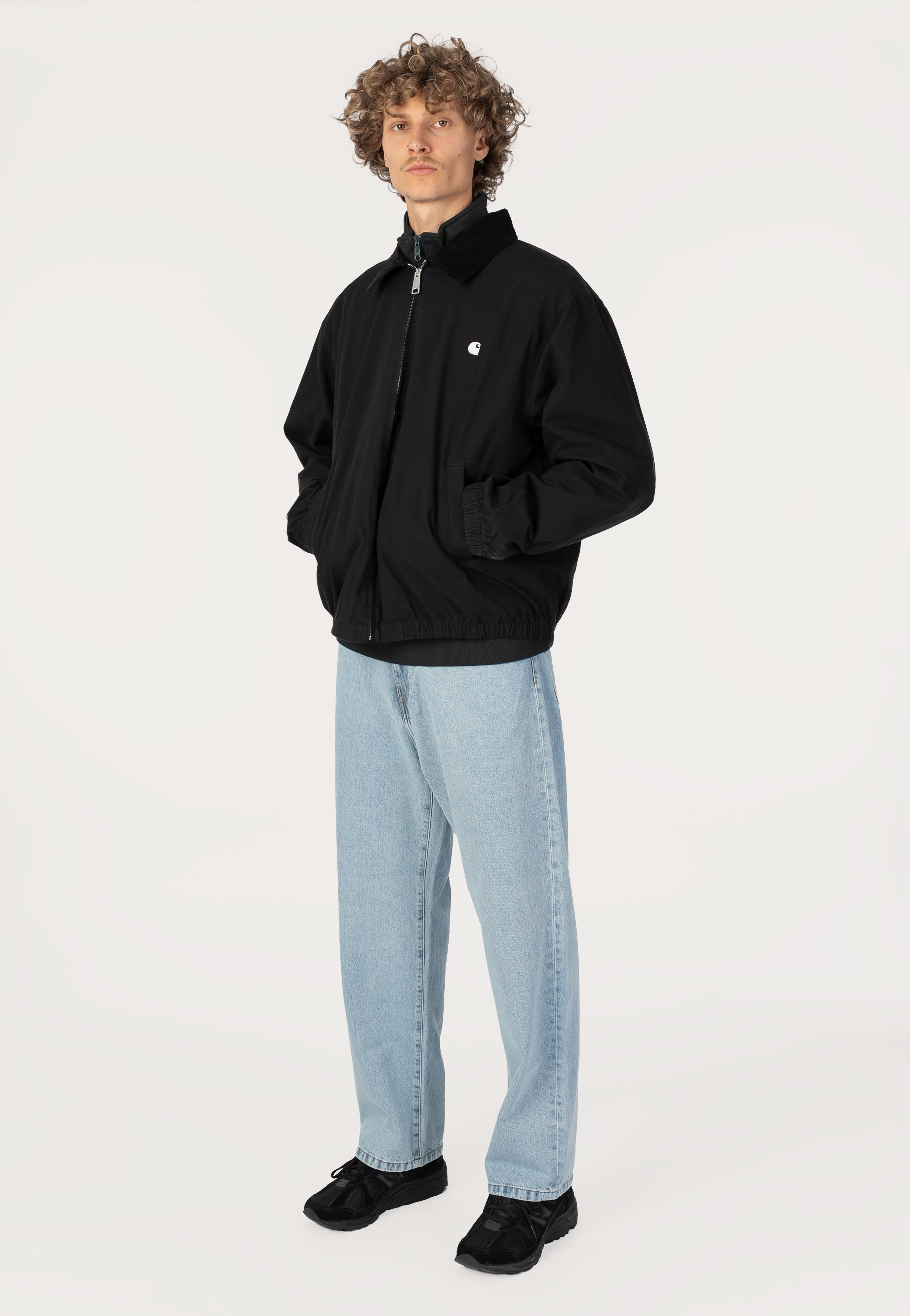 Carhartt WIP - Madison Ripstop Garment Dyed Black/Wax - Jacket | Men-Image
