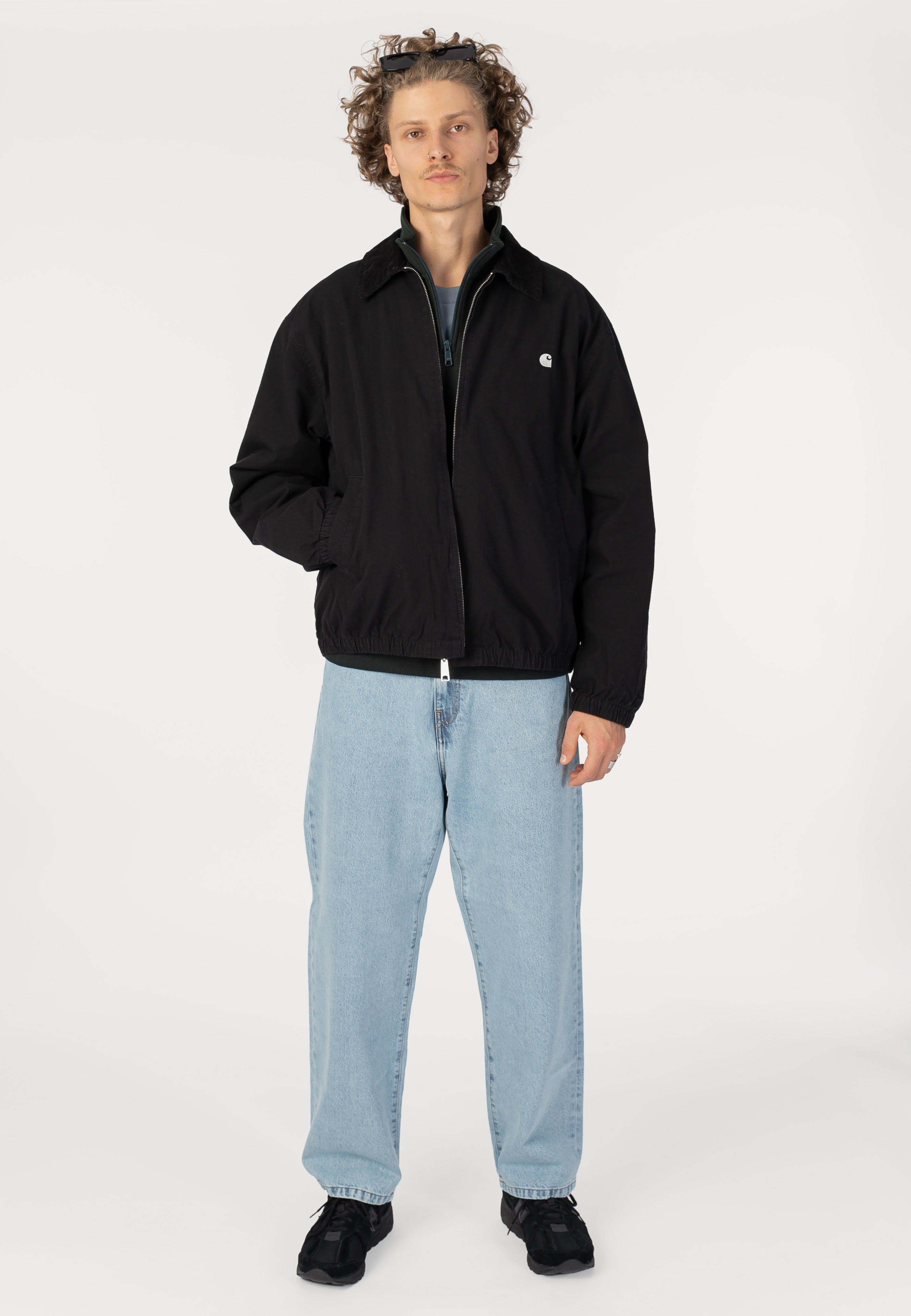 Carhartt WIP - Madison Ripstop Garment Dyed Black/Wax - Jacket | Men-Image