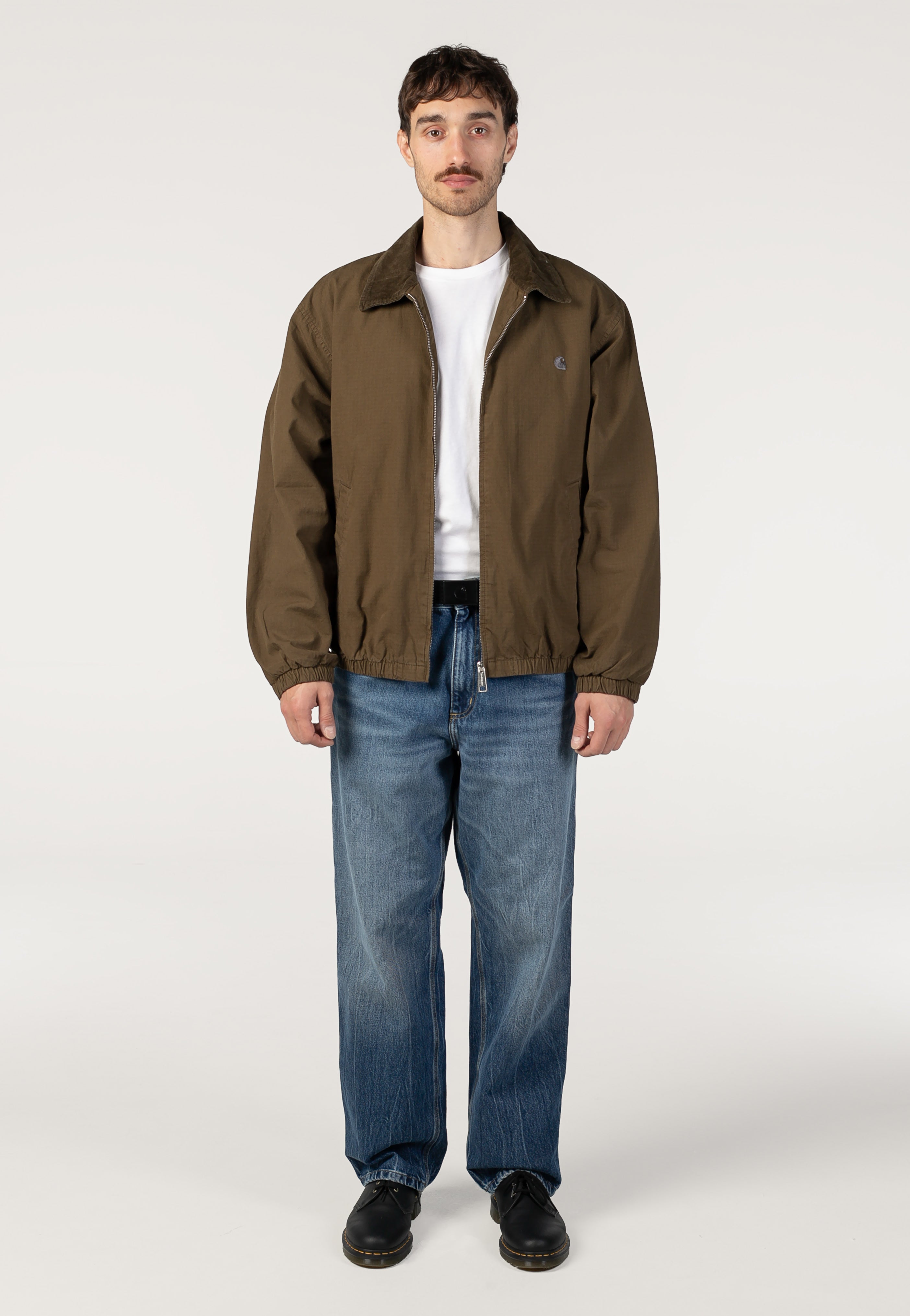 Carhartt WIP - Madison Ripstop Garment Dyed Dark Beech/Black - Jacket | Men-Image