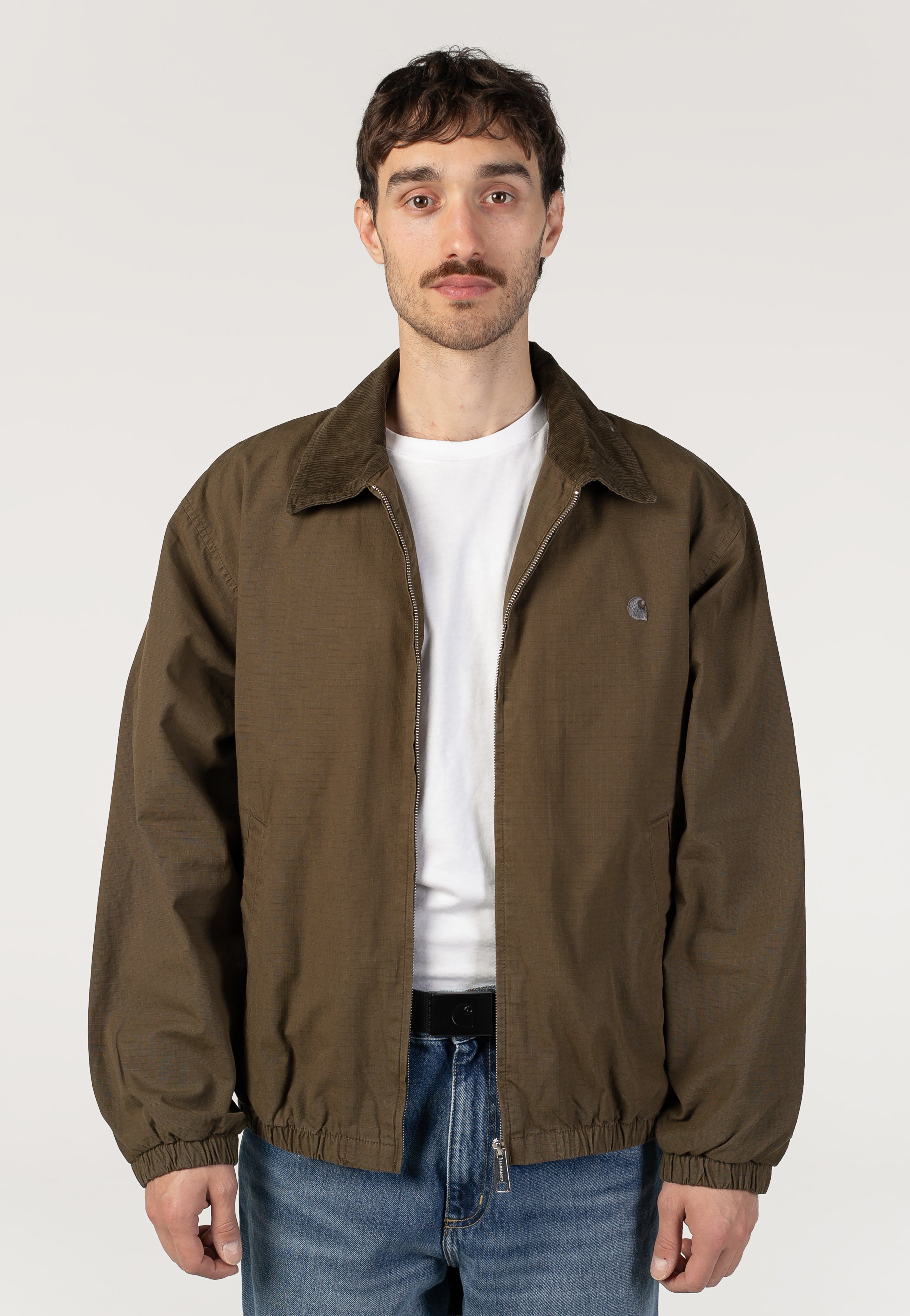 Carhartt WIP Madison Ripstop Garment Dyed Dark Beech/Black