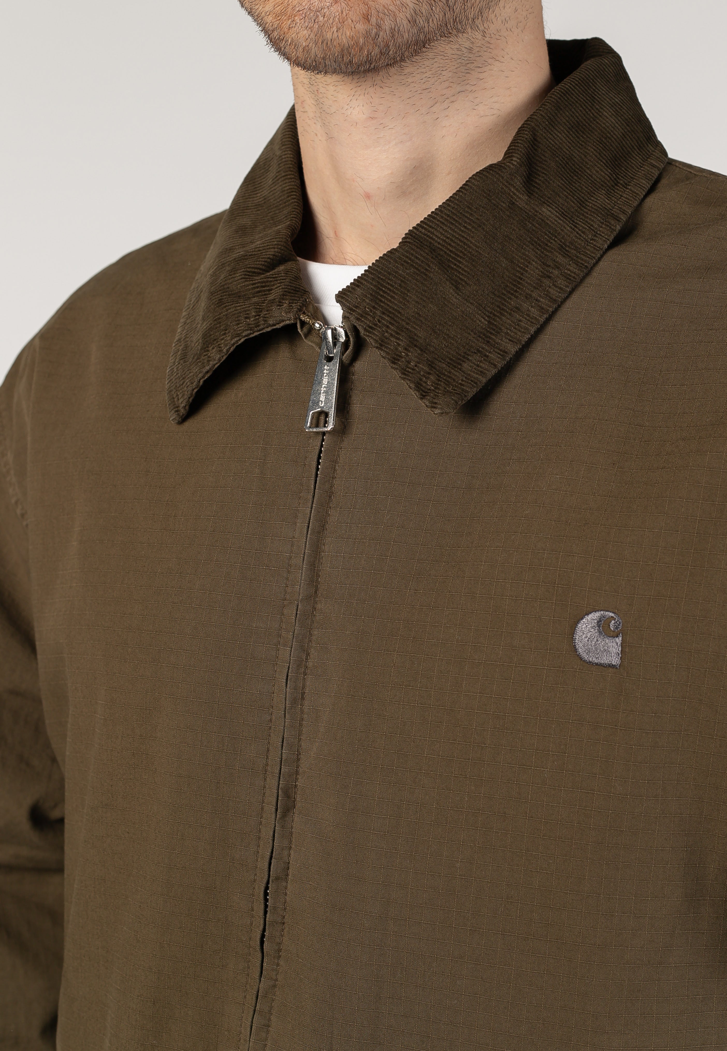 Carhartt WIP - Madison Ripstop Garment Dyed Dark Beech/Black - Jacket | Men-Image