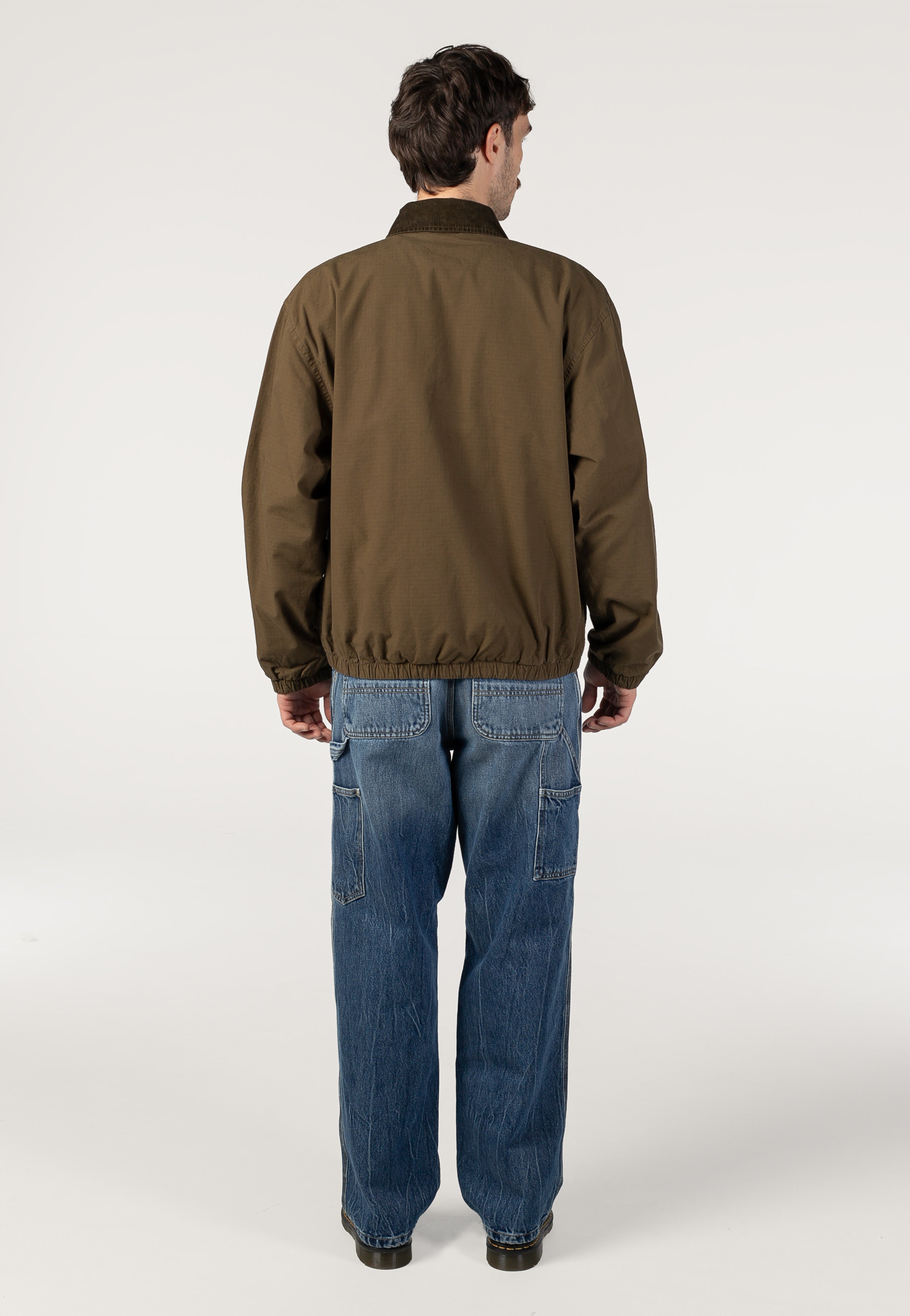 Carhartt WIP - Madison Ripstop Garment Dyed Dark Beech/Black - Jacket | Men-Image