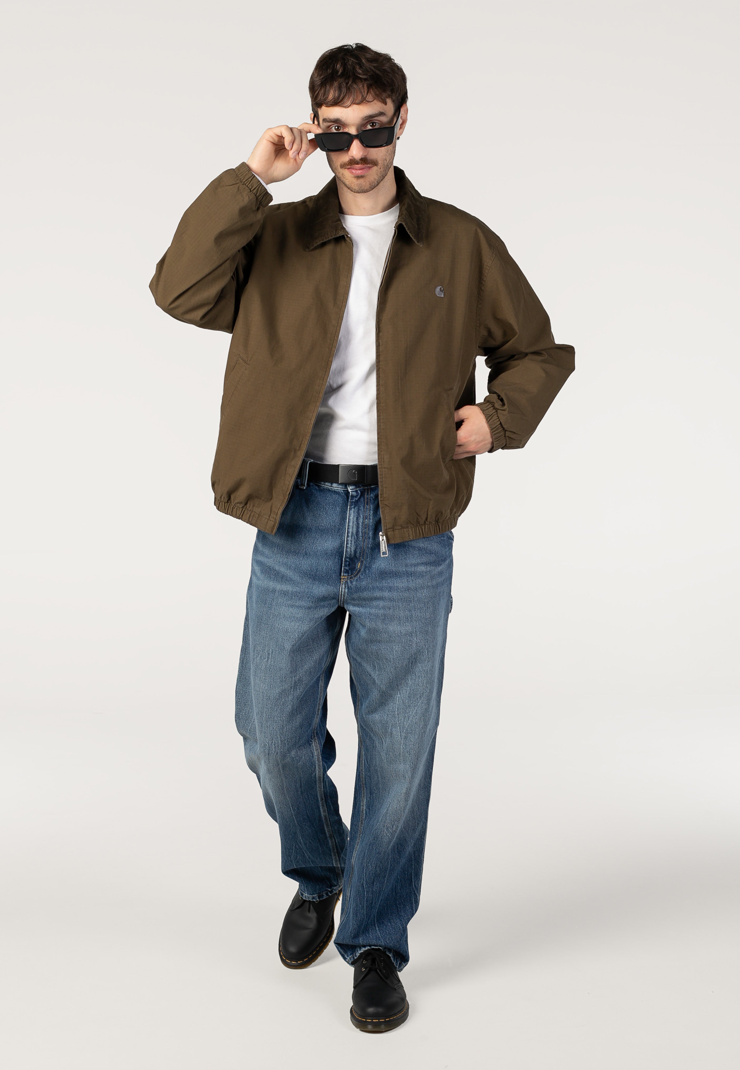 Carhartt WIP - Madison Ripstop Garment Dyed Dark Beech/Black - Jacket | Men-Image