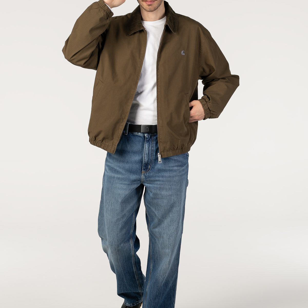 Carhartt WIP Madison Ripstop Garment Dyed Dark Beech/Black
