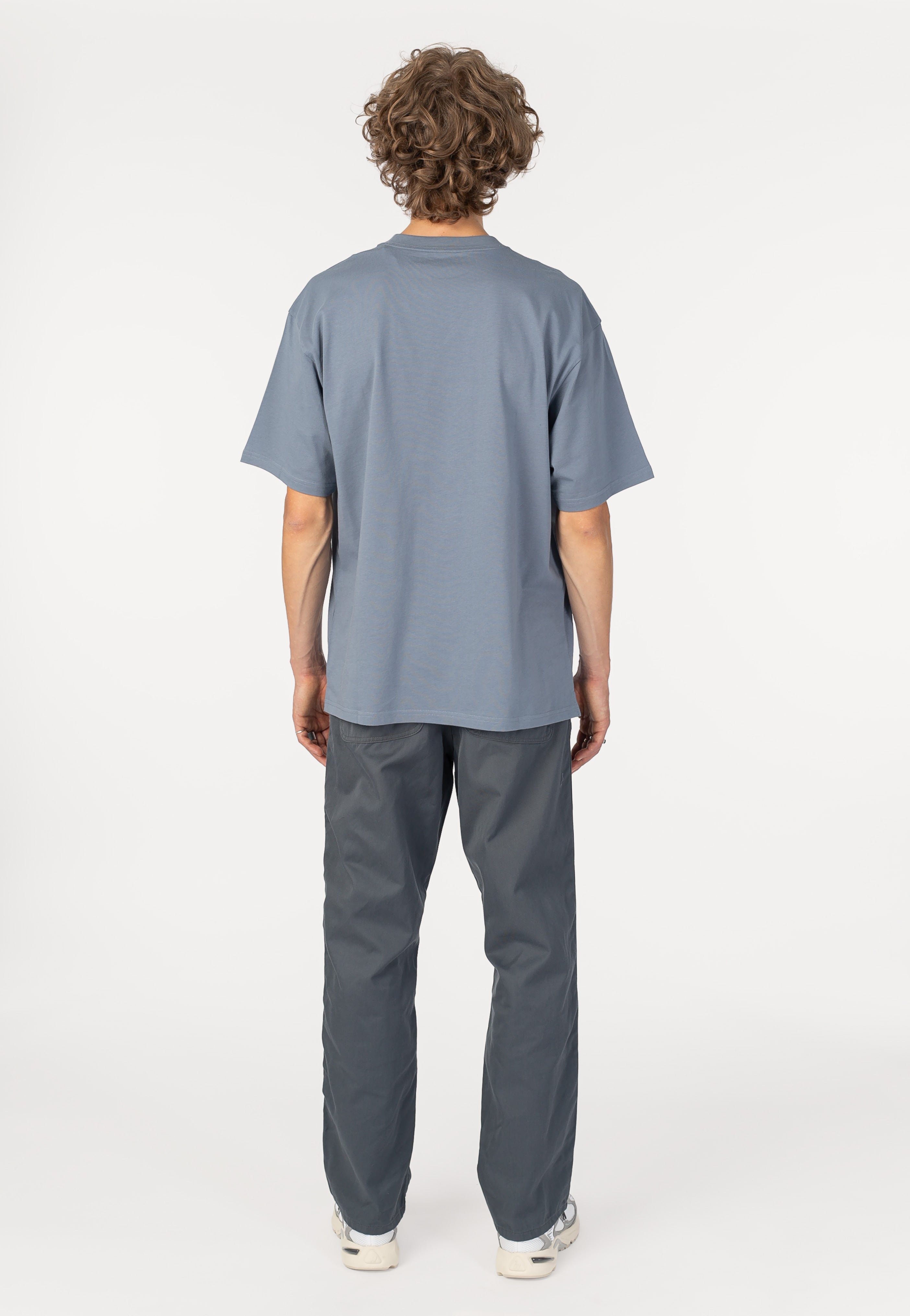 Carhartt WIP - Madison Shady Blue/White - T-Shirt | Men-Image