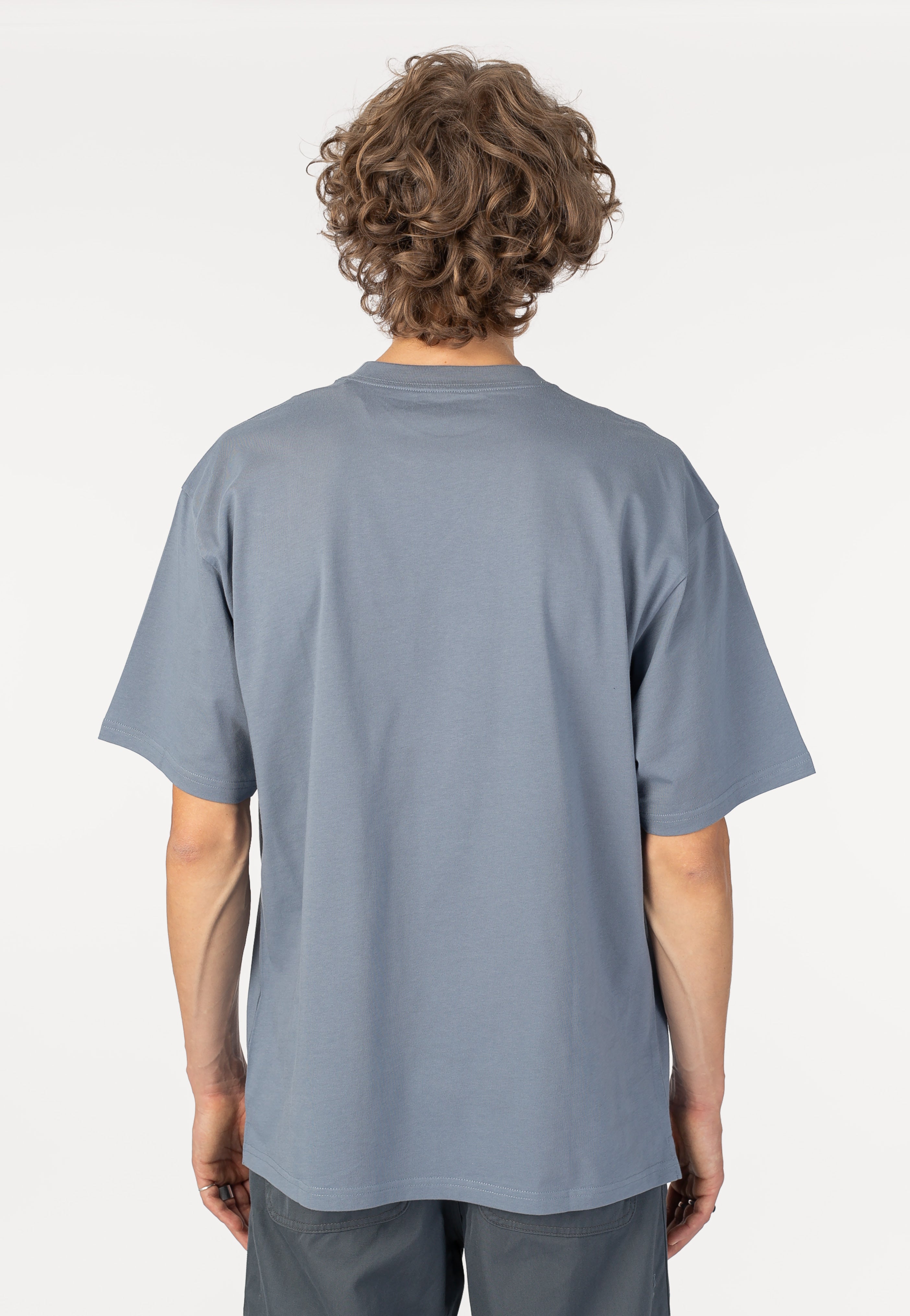 Carhartt WIP - Madison Shady Blue/White - T-Shirt | Men-Image