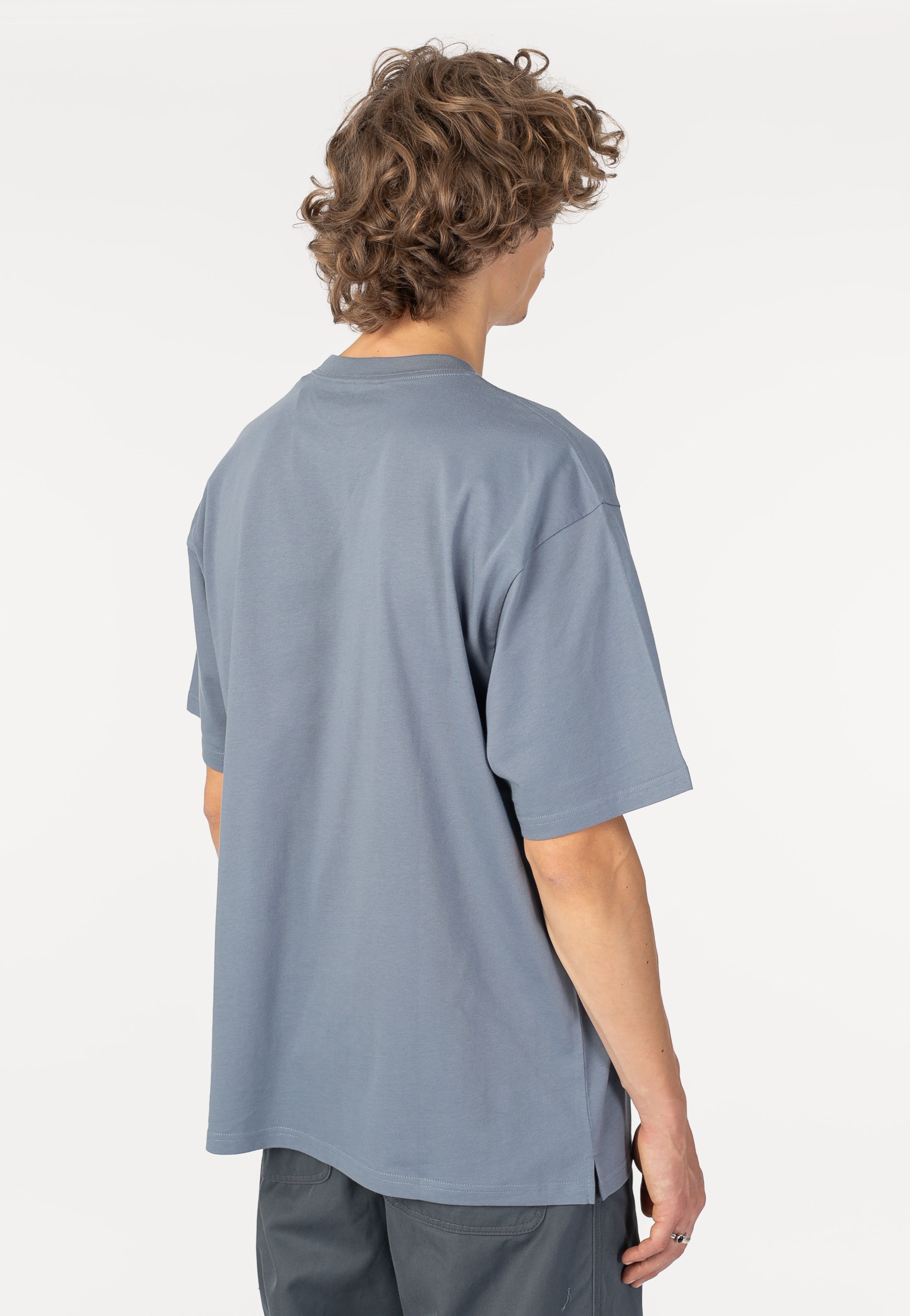 Carhartt WIP - Madison Shady Blue/White - T-Shirt | Men-Image
