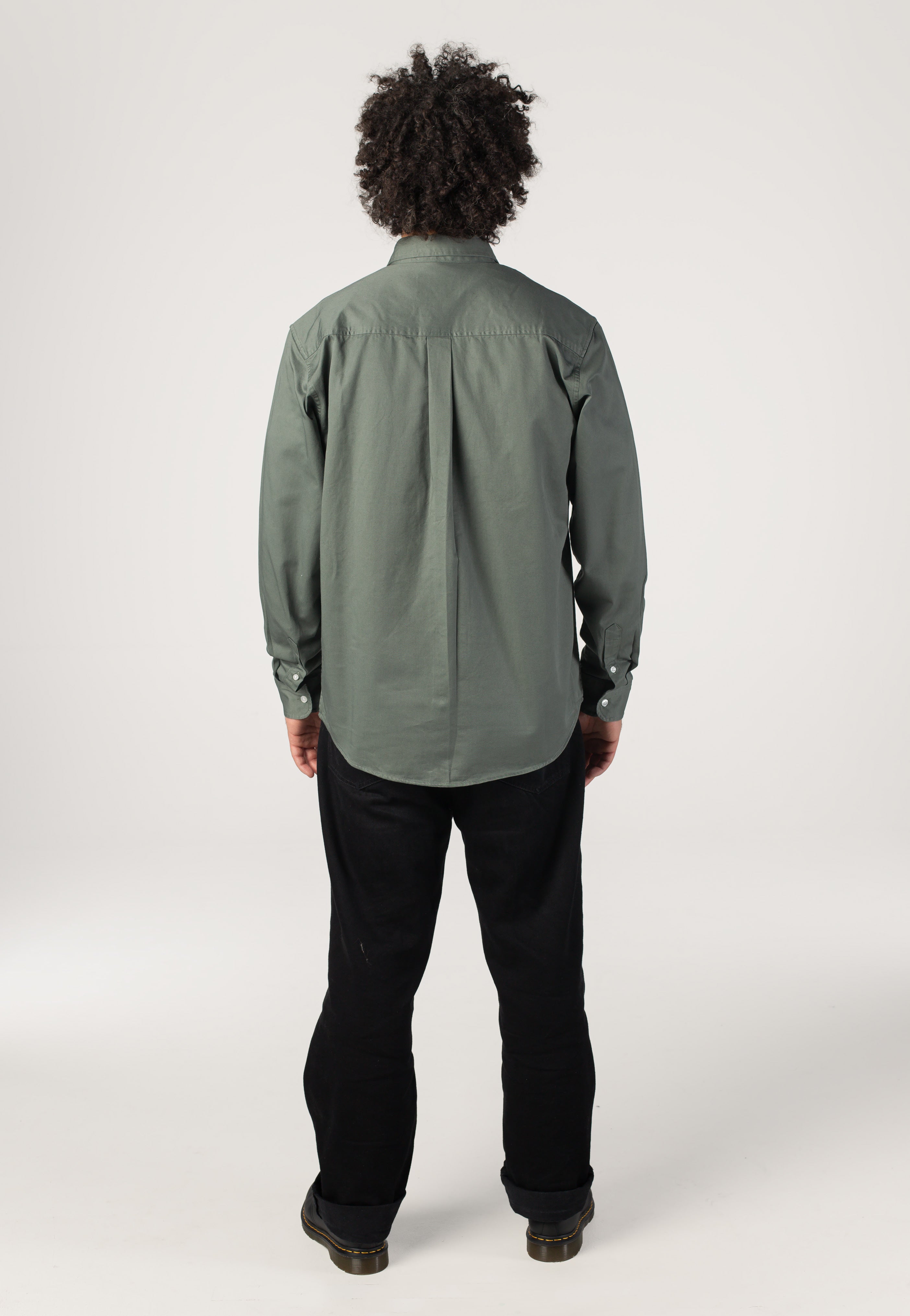 Carhartt WIP - Madison Velvet Green/White - Shirt | Men-Image