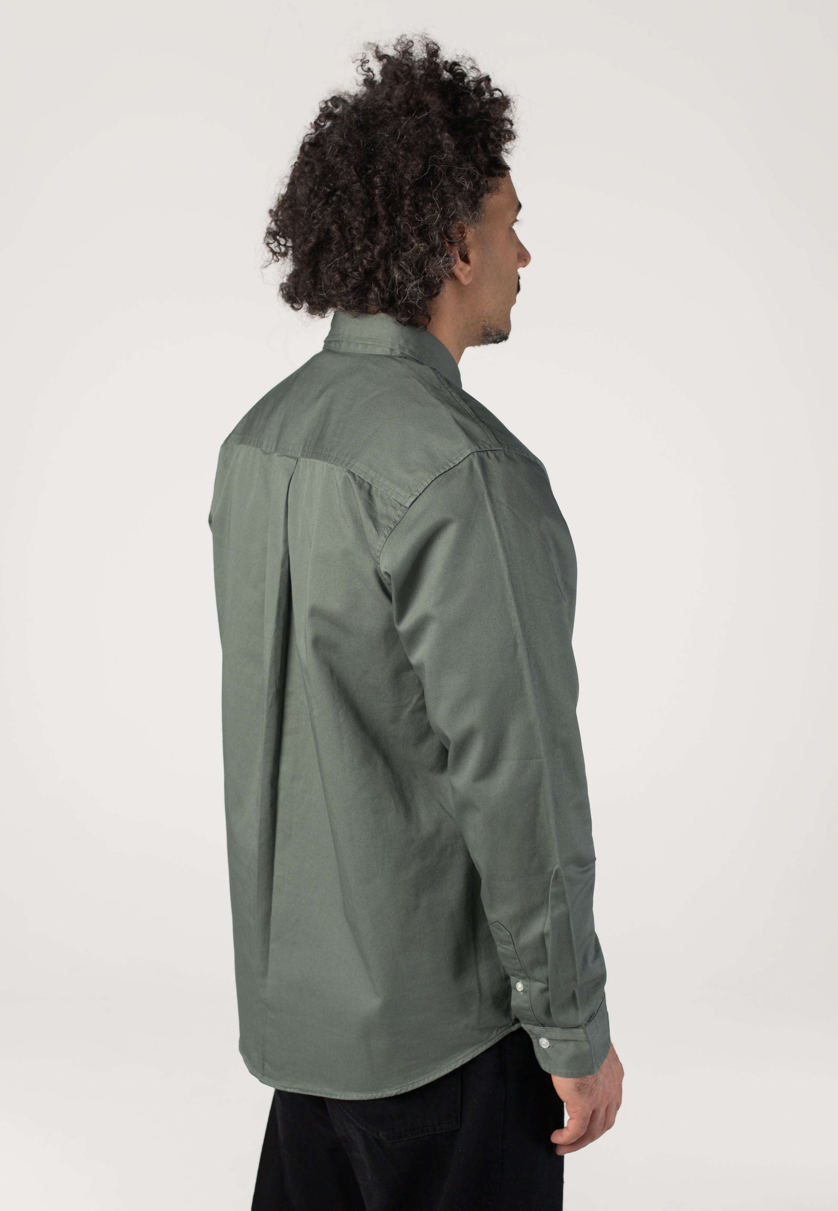 Carhartt WIP - Madison Velvet Green/White - Shirt | Men-Image