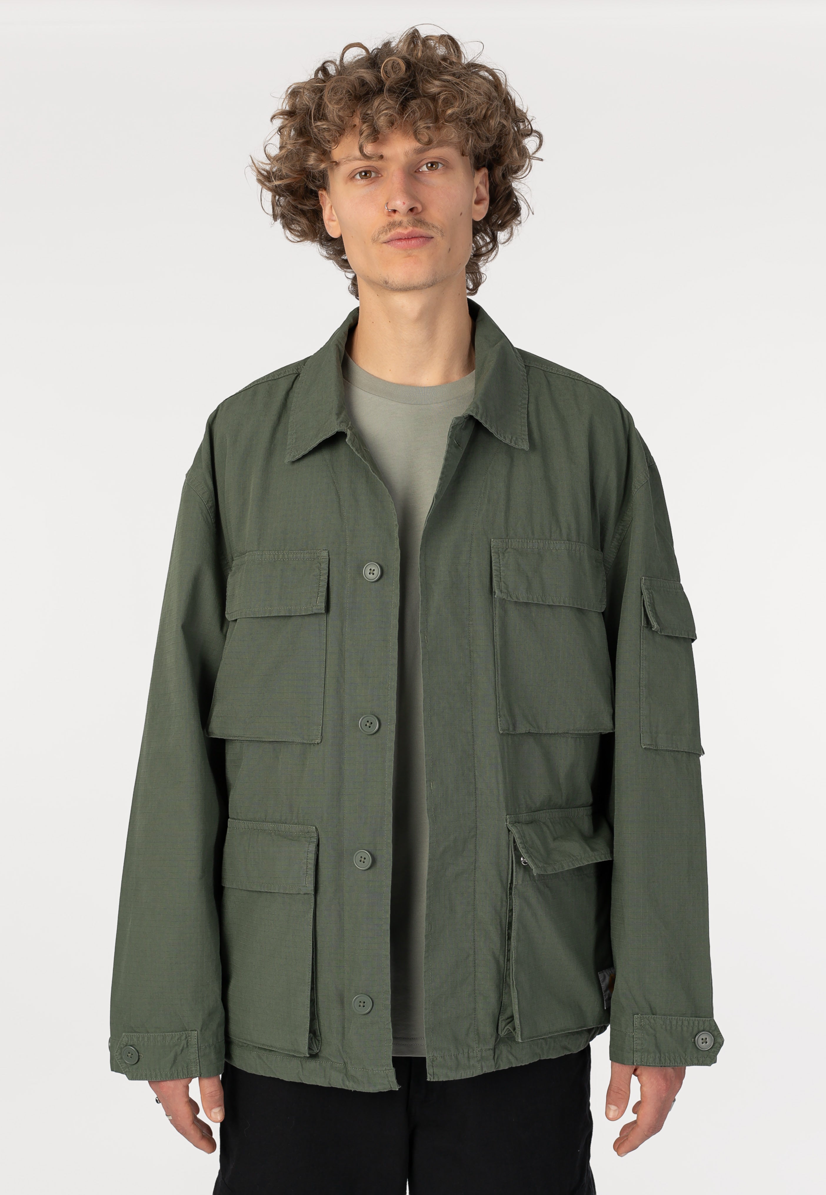 Carhartt WIP - Manderson Garment Dyed Leaf - Jacket | Men-Image