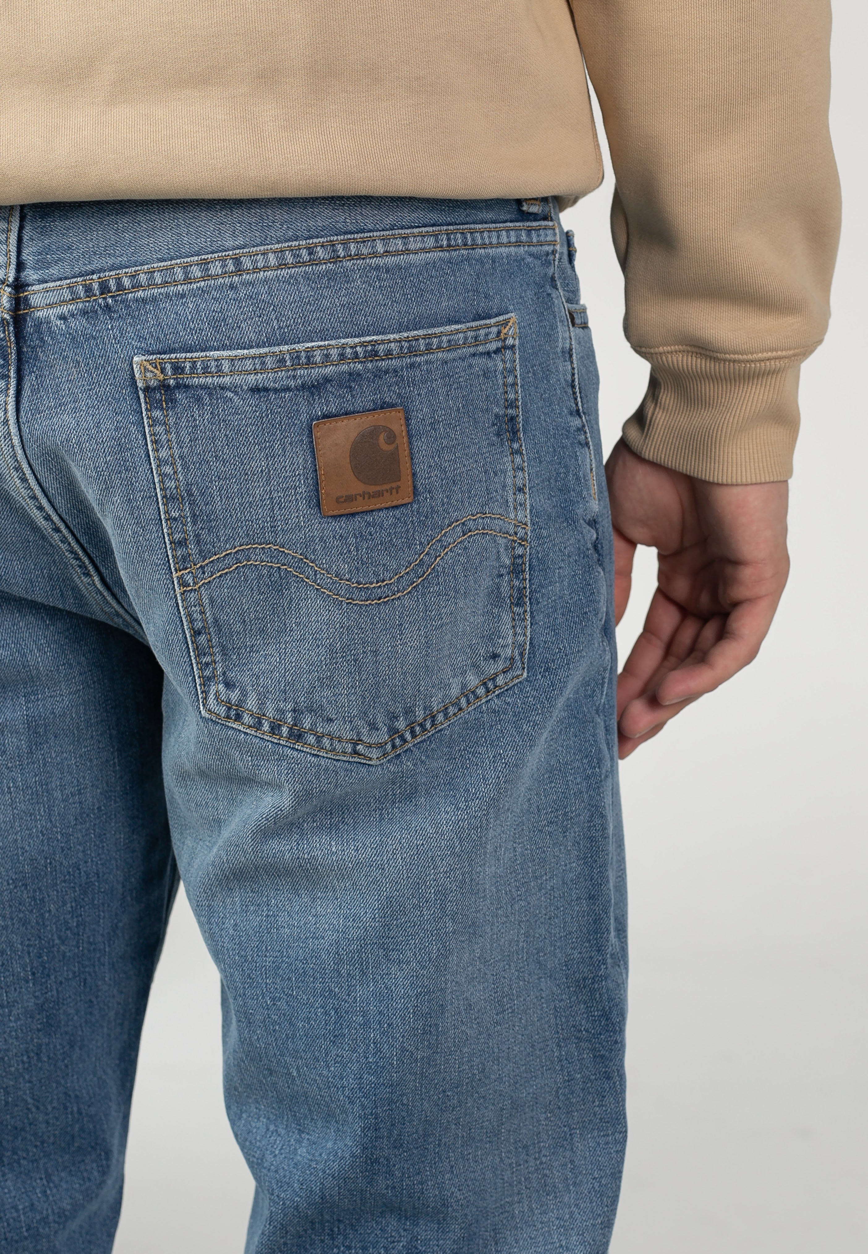 Carhartt WIP - Marlow Worn Bleached Blue - Jeans | Men-Image