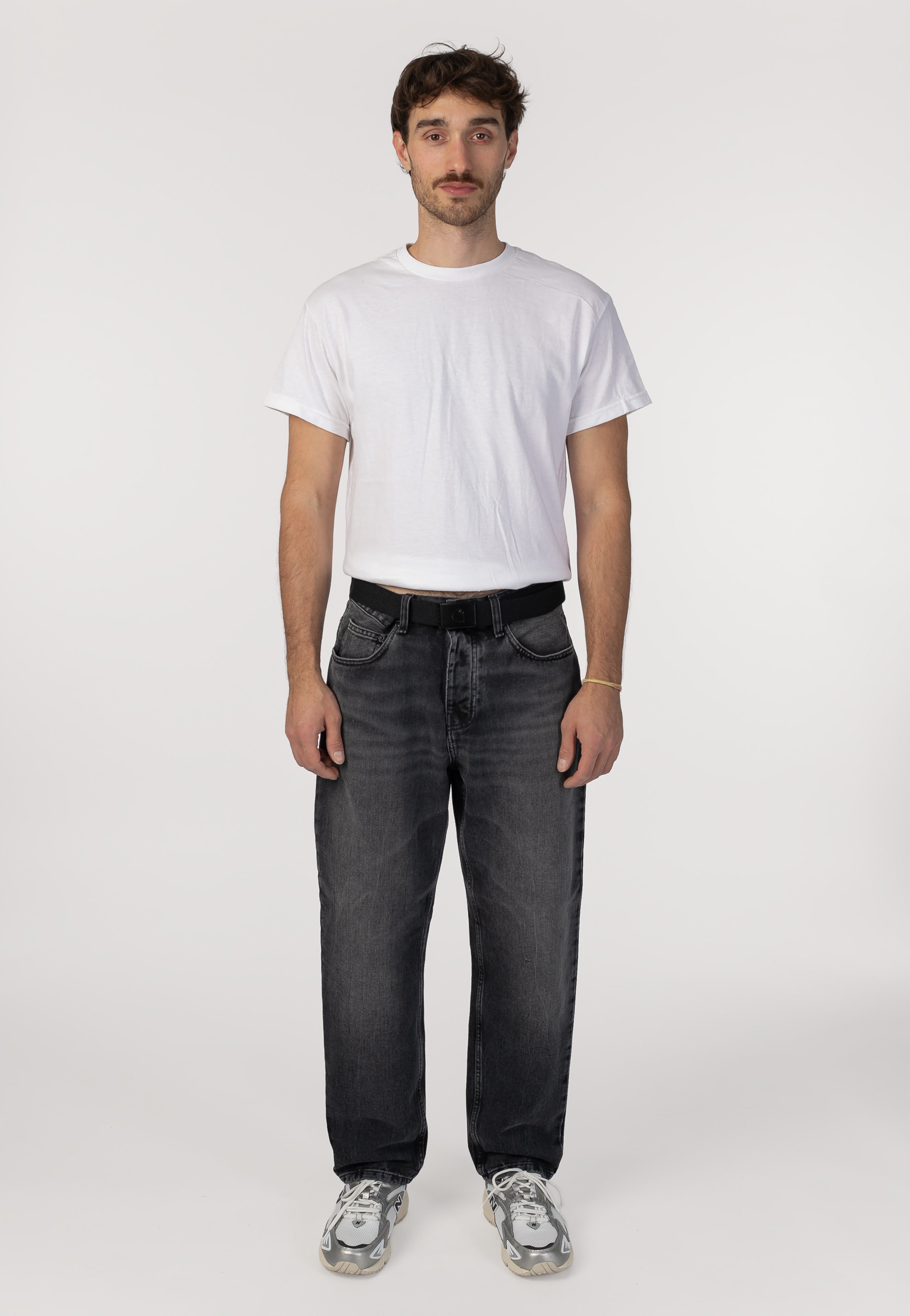 Carhartt WIP - Newel Marble Used Wash Black - Jeans | Men-Image