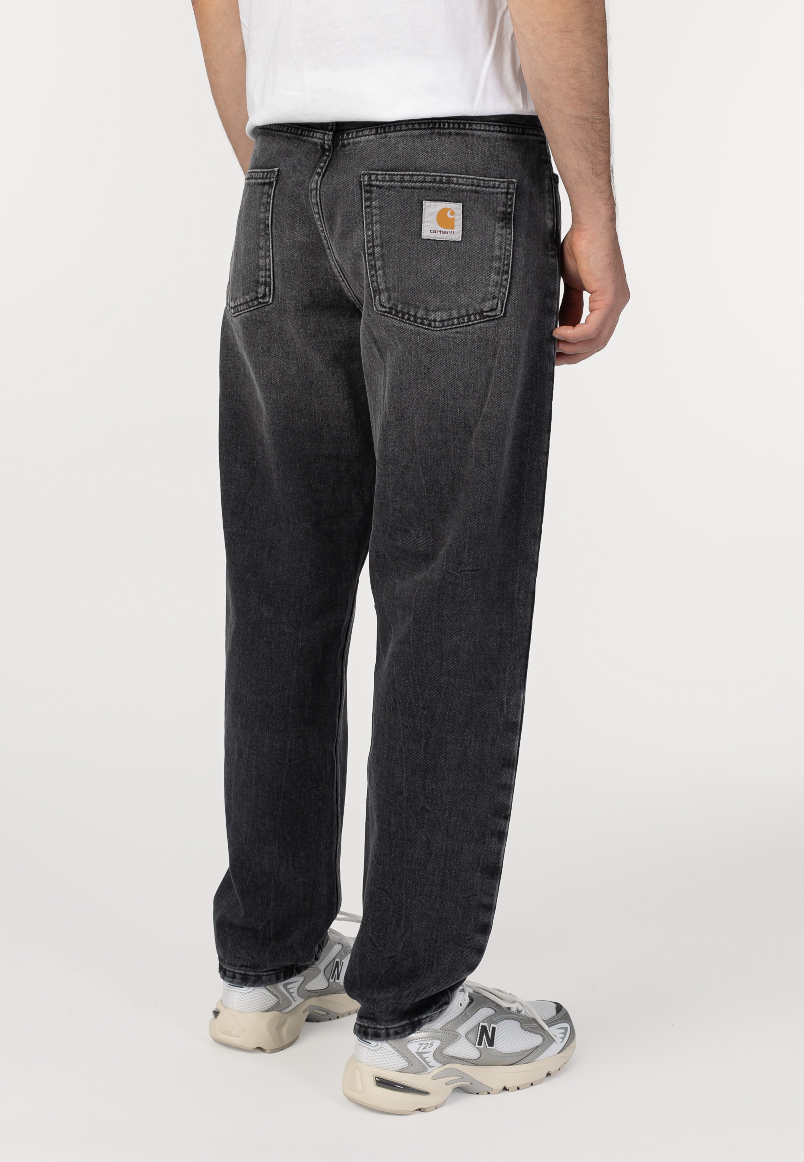 Carhartt WIP - Newel Marble Used Wash Black - Jeans | Men-Image