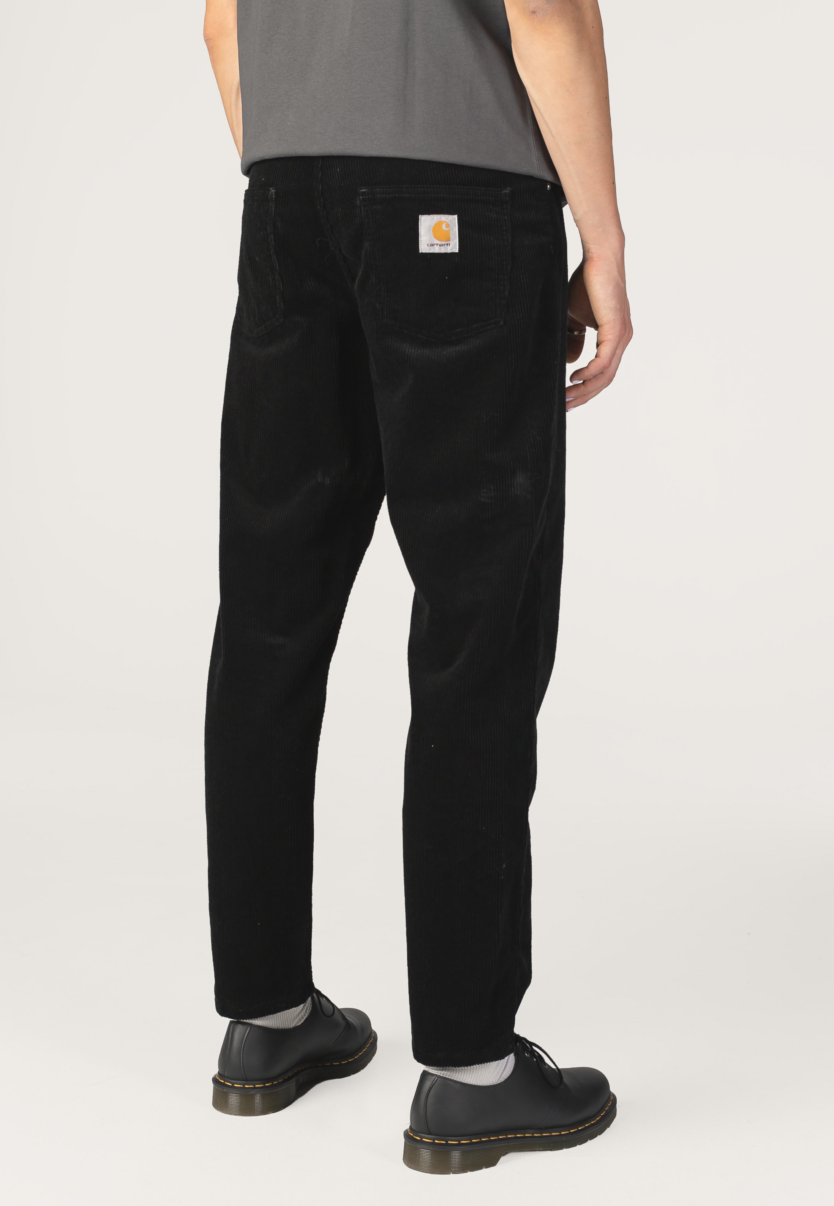 Carhartt WIP - Newel Rinsed Black - Pants | Men-Image
