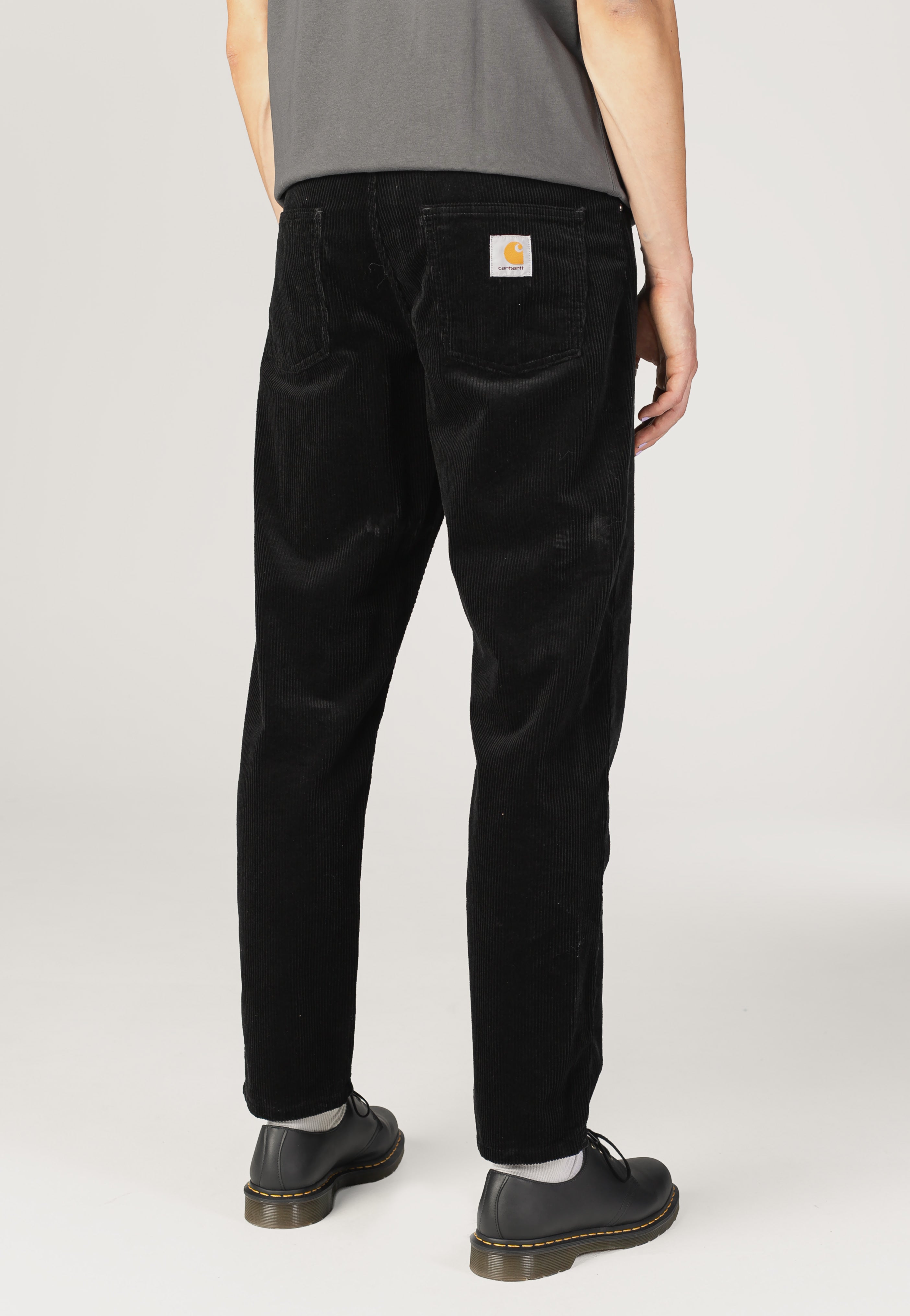 Carhartt WIP - Newel Rinsed Black - Pants | Men-Image