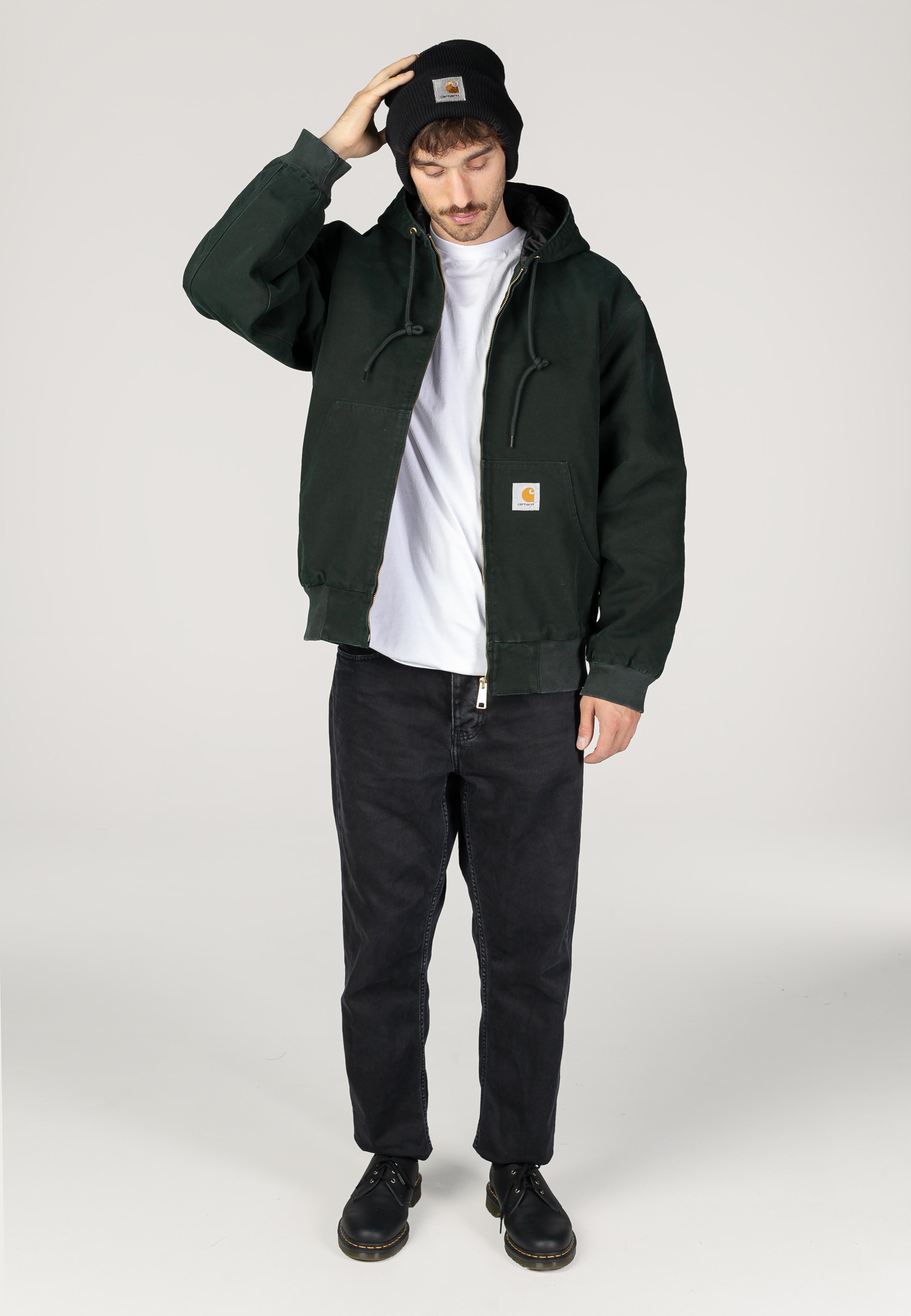 Carhartt WIP - OG Active Stone Canvas Raven - Jacket | Men-Image